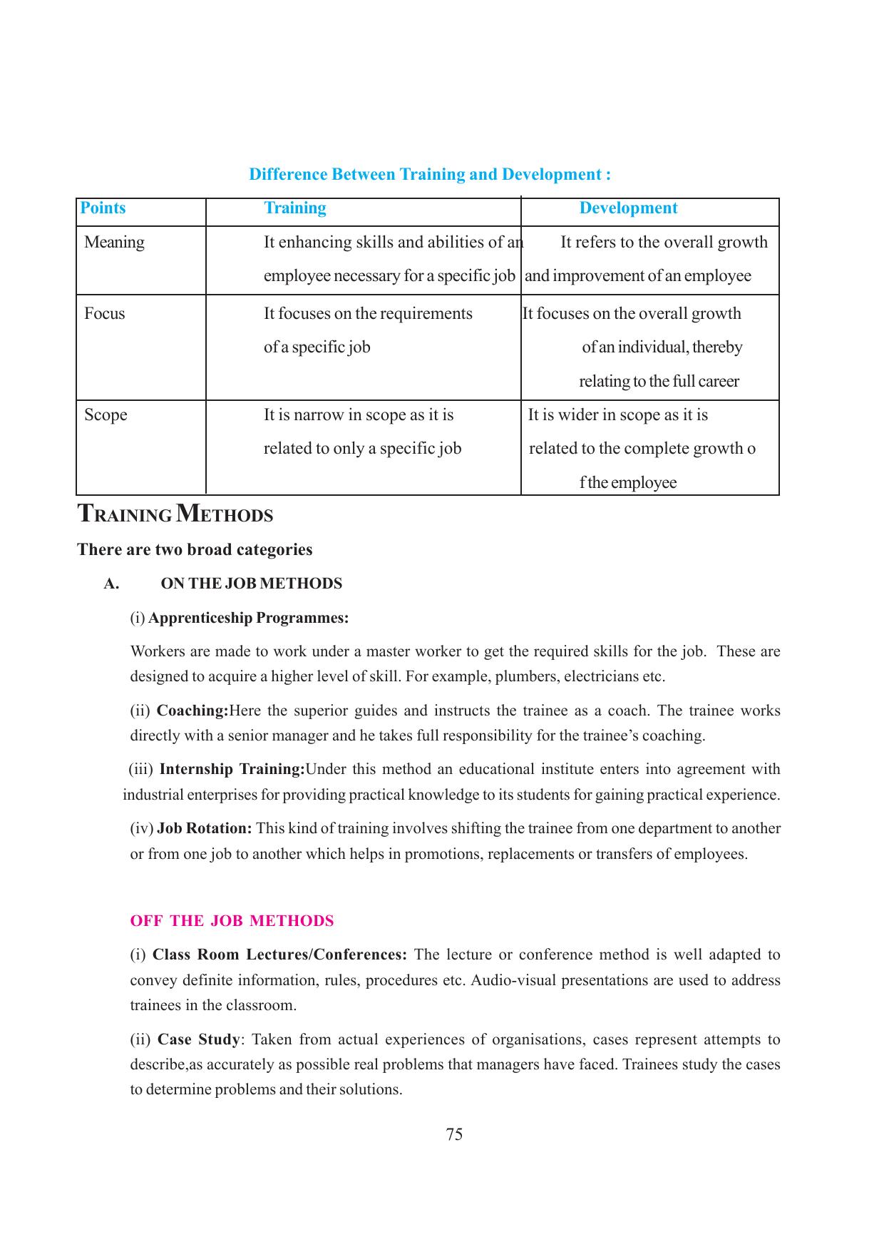 Tripura Board Class 12 Business Studies English Version Workbooks - Page 75