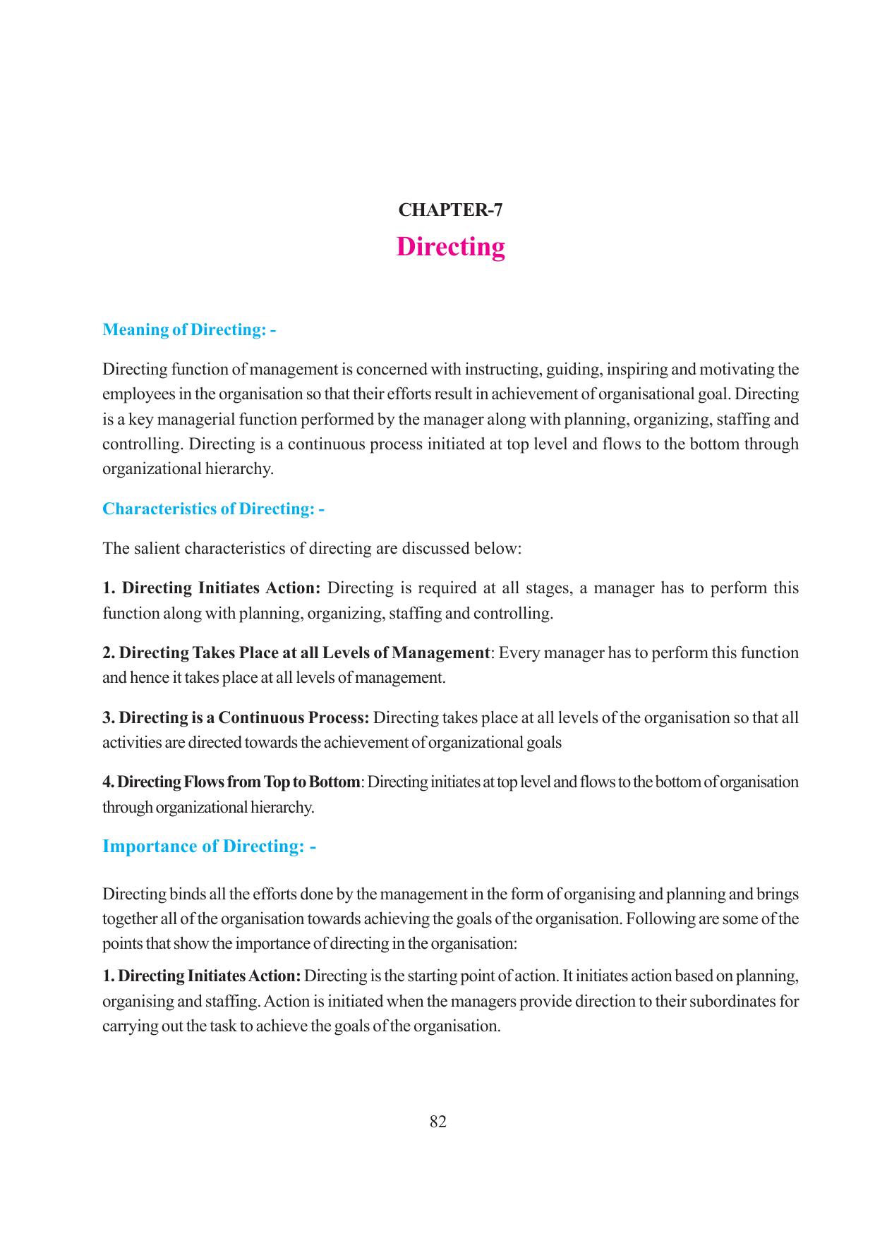 Tripura Board Class 12 Business Studies English Version Workbooks - Page 82