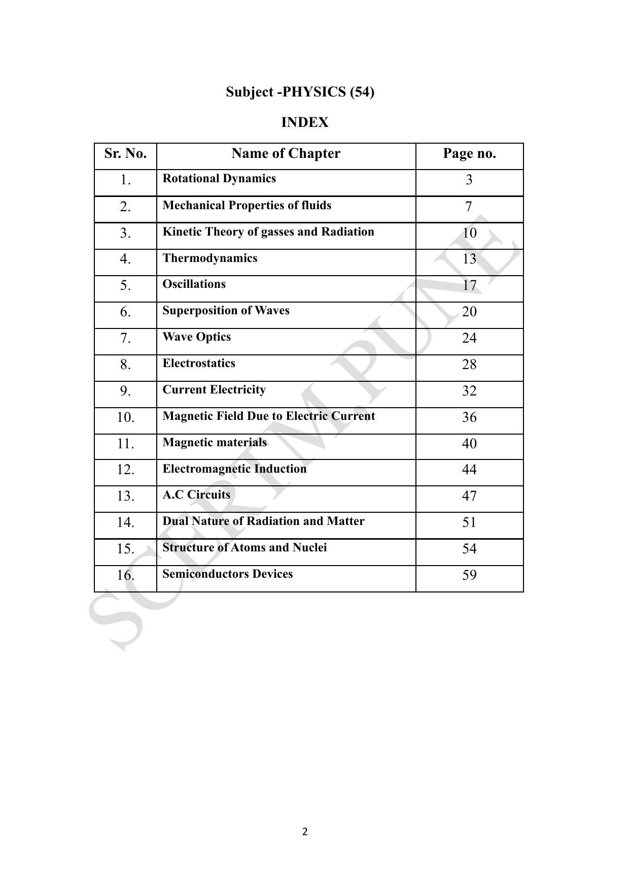 Maharashtra Board Class 12 Physics (Medium ENGLISH) 2023 Question Bank ...