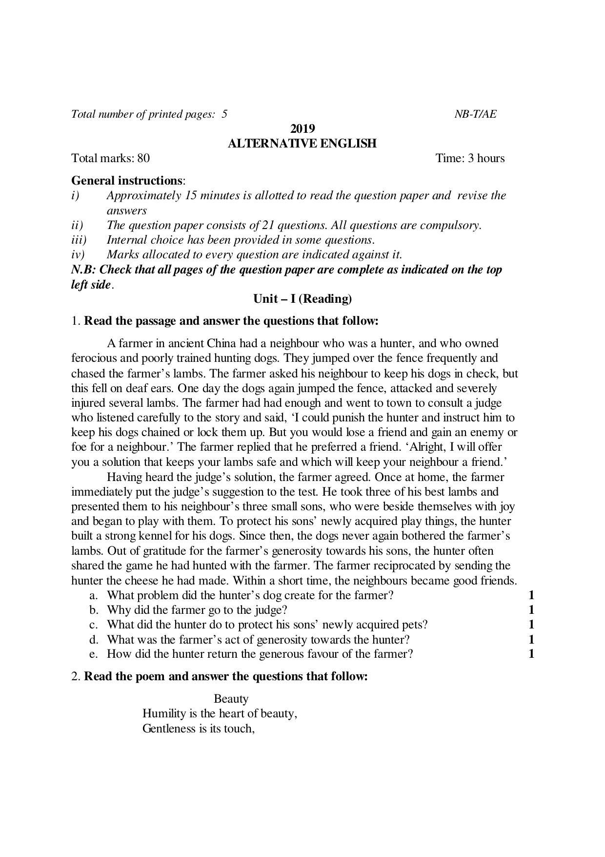 nagaland-board-class-10-alternative-english-2019-question-paper