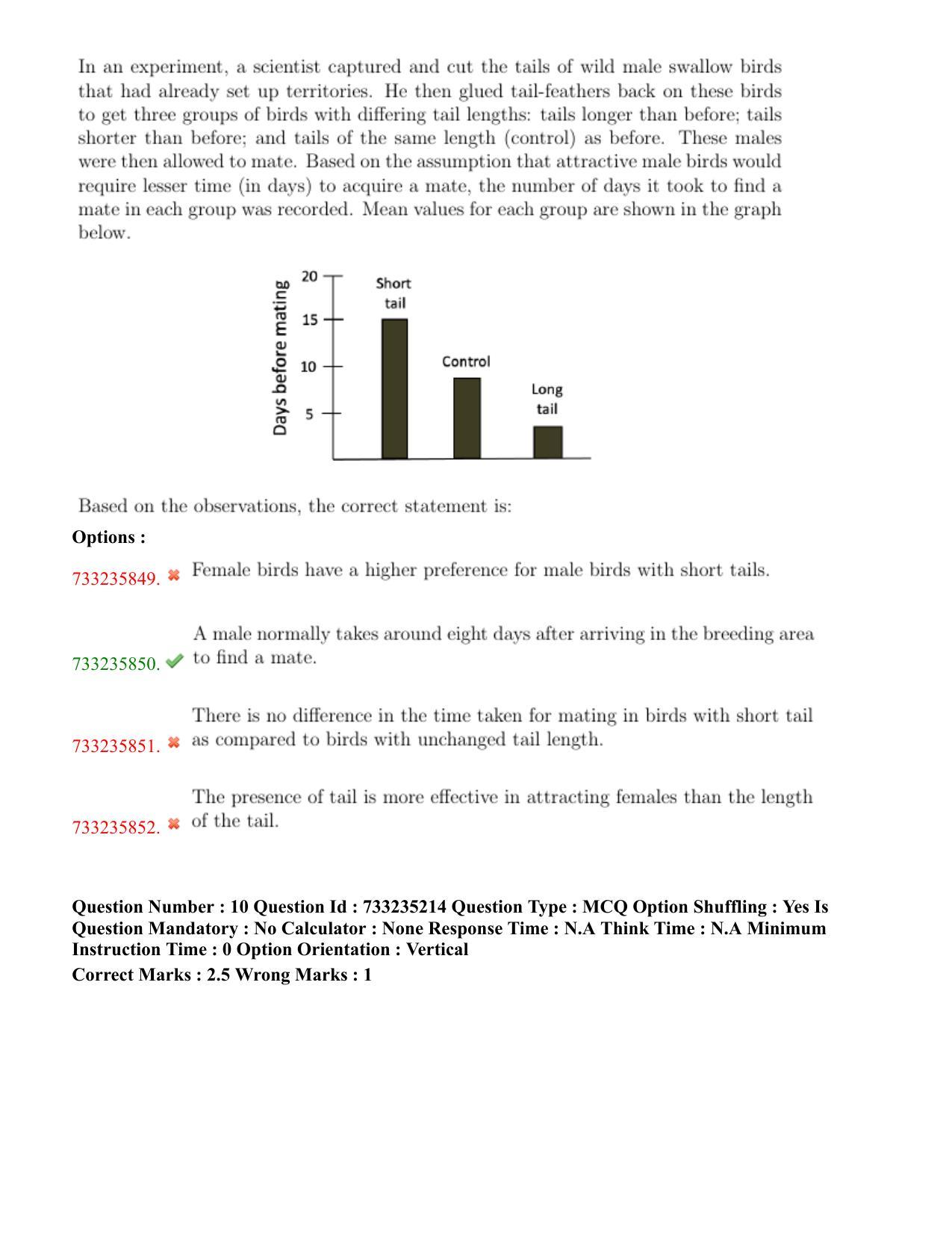 NEST Session I 2022 Question Paper - Page 8