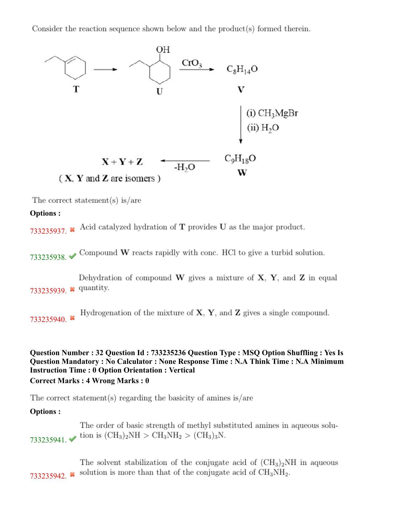 NEST Session I 2022 Question Paper - Page 22