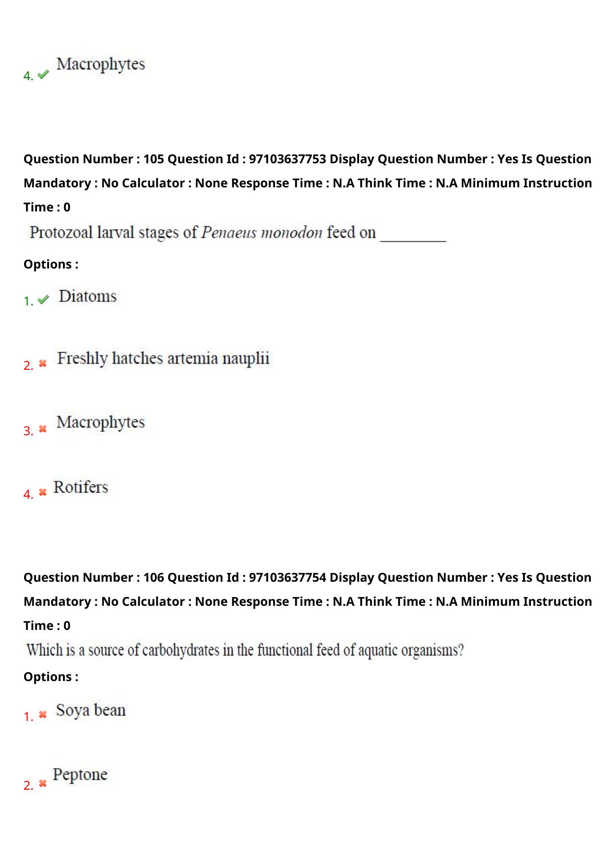 AP RCET 2024 Zoology Question Paper (04-05-2024 (Saturday) Session-II) - Page 63