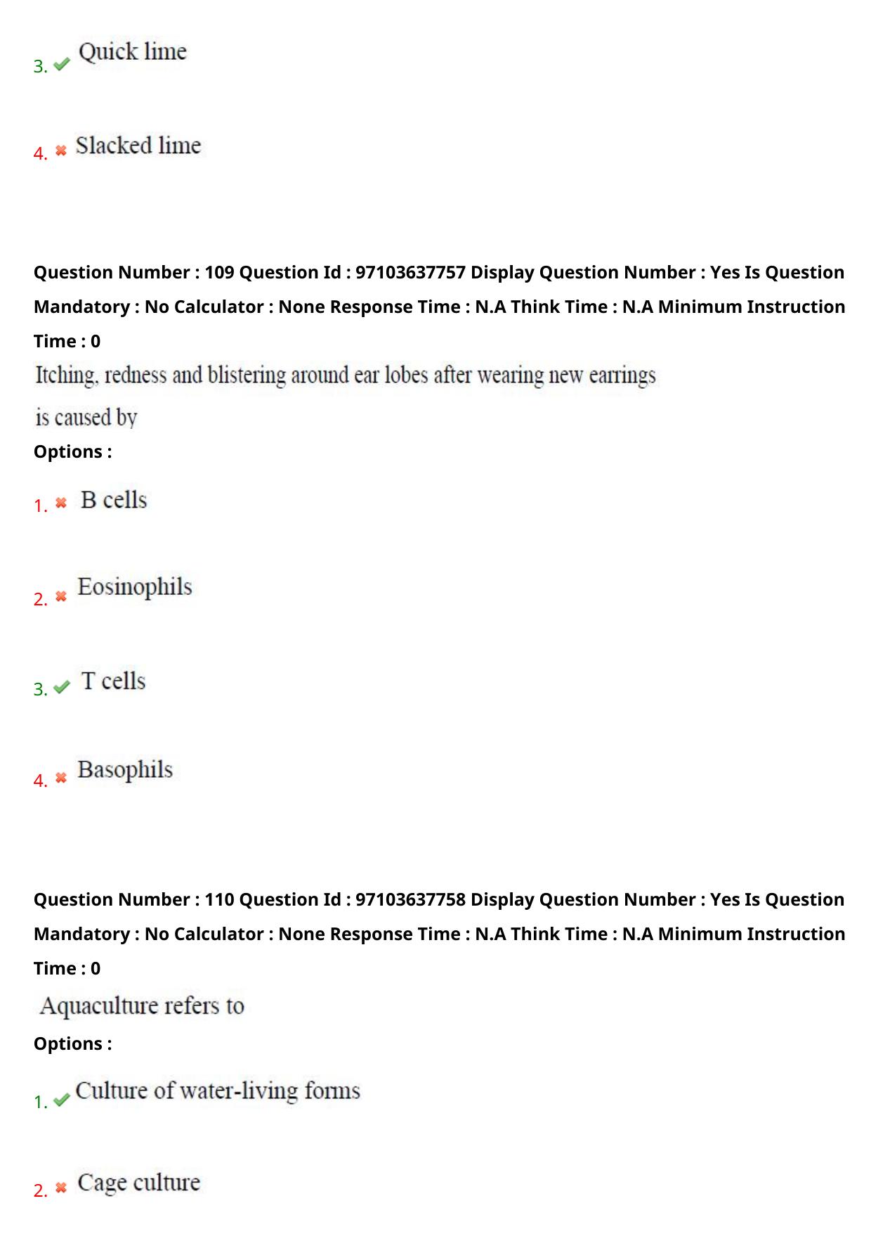 AP RCET 2024 Zoology Question Paper (04-05-2024 (Saturday) Session-II) - Page 65