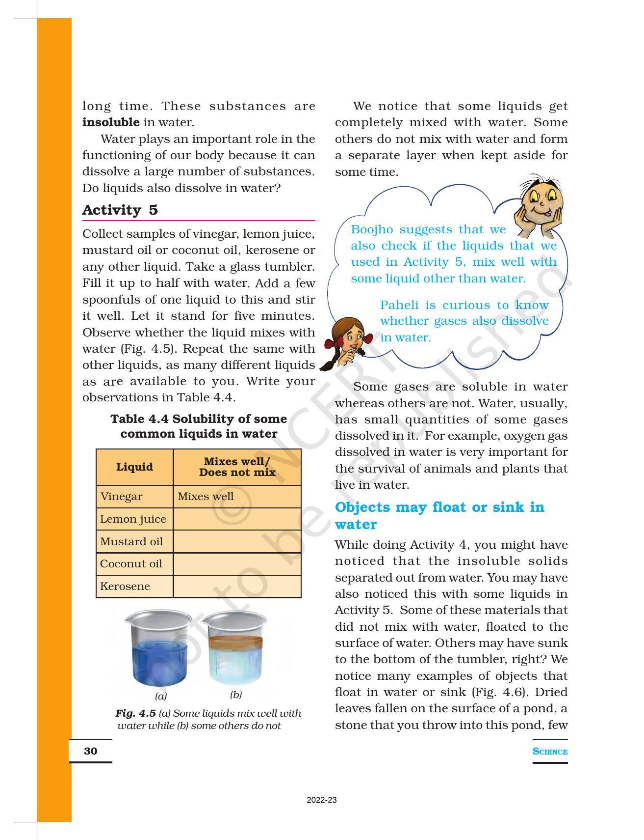 NCERT Book For Class 6 Science: Chapter 4-Sorting Materials And Groups ...