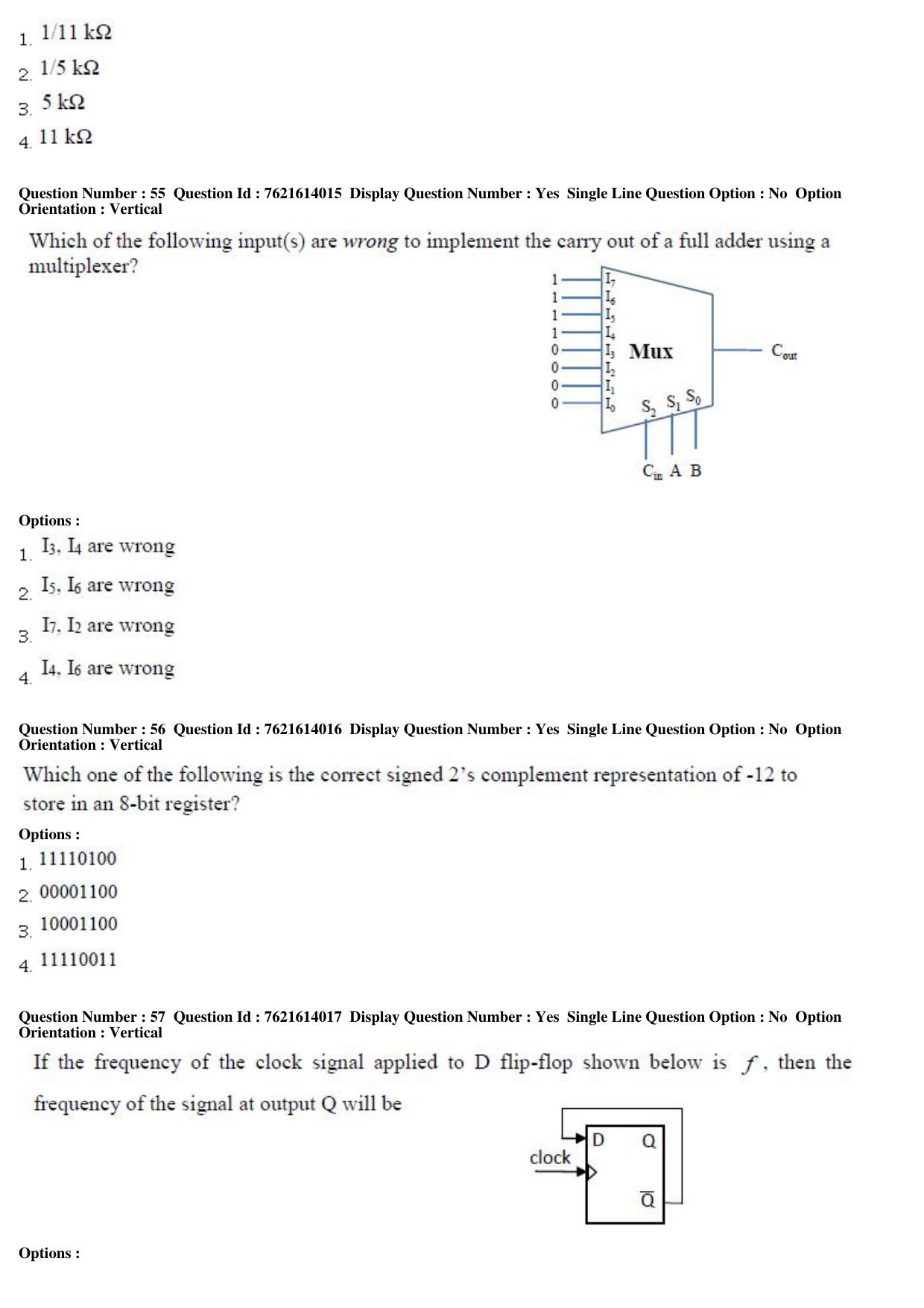 TS PGECET 2017: Electronics & Communication Engineering Question Papers - Page 20