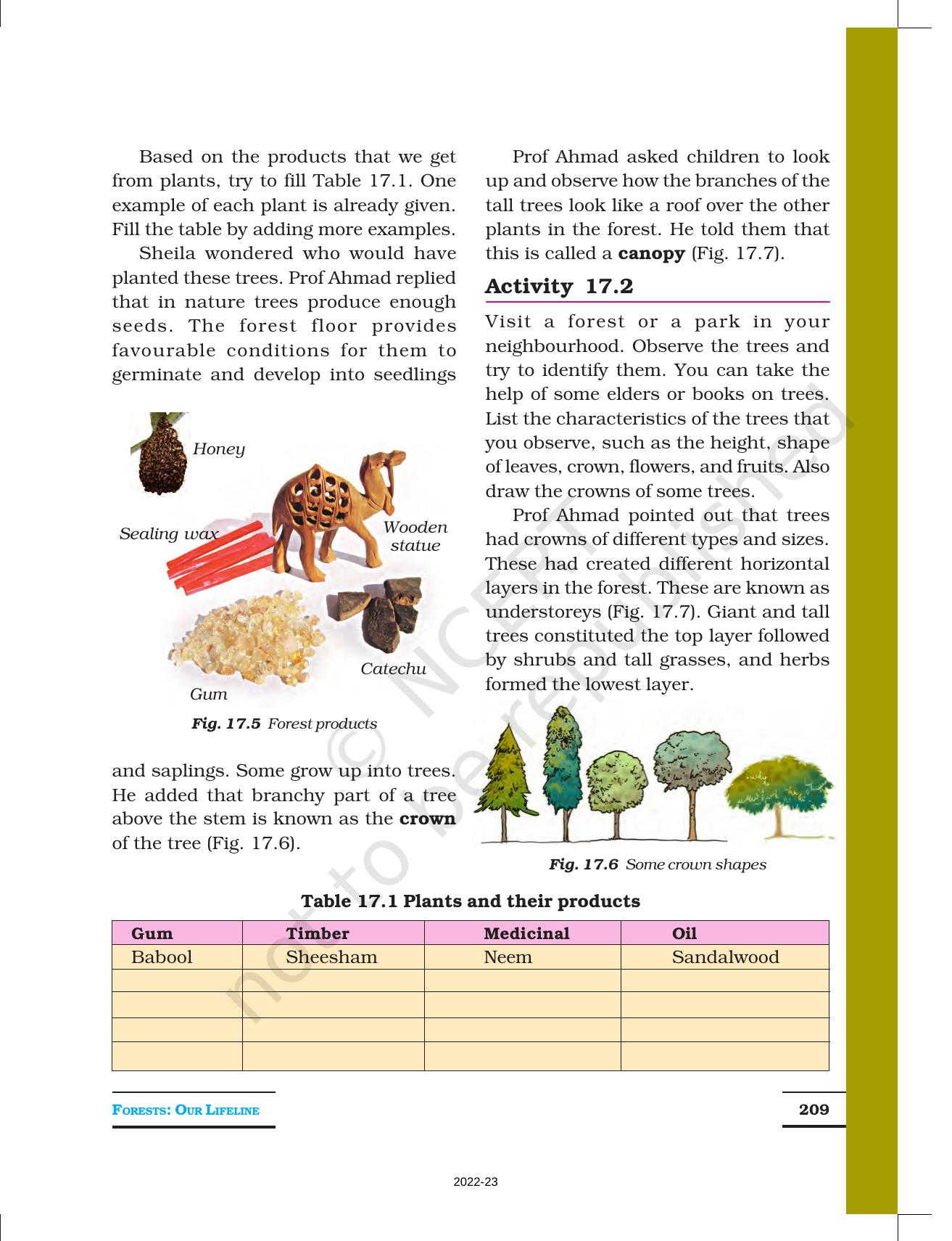 NCERT Book For Class 7 Science: Chapter 17-Forests: Our Lifeline ...