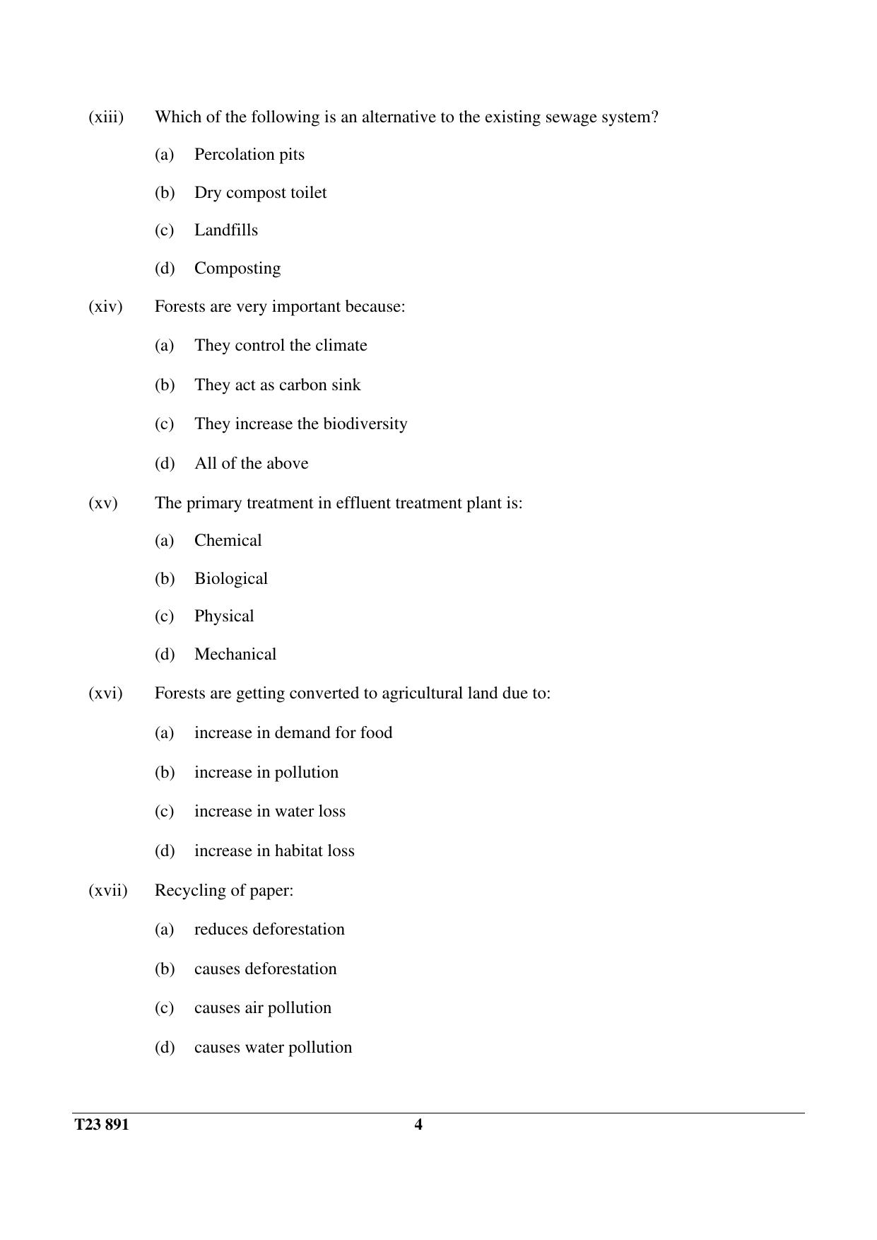ICSE Class 10 ENVIRONMENTAL APPLICATIONS 2023 Question Paper - Page 4