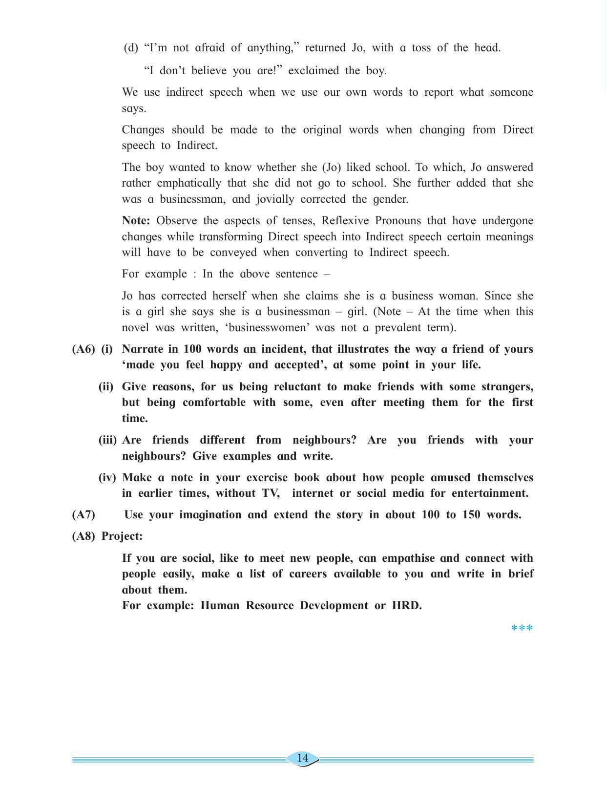 Maharashtra Board Class 11 English Textbook - Page 28