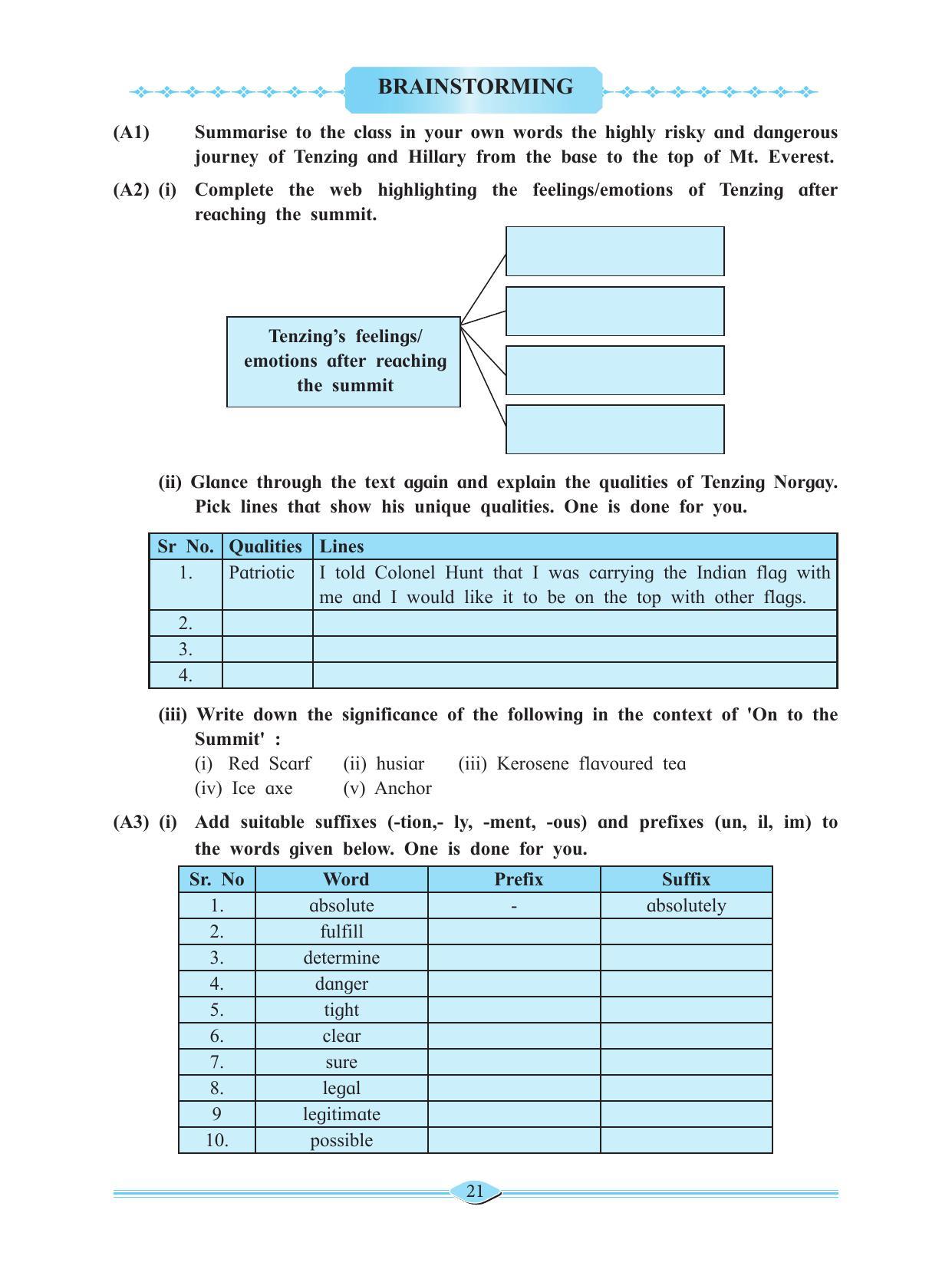 Maharashtra Board Class 11 English Textbook - Page 35