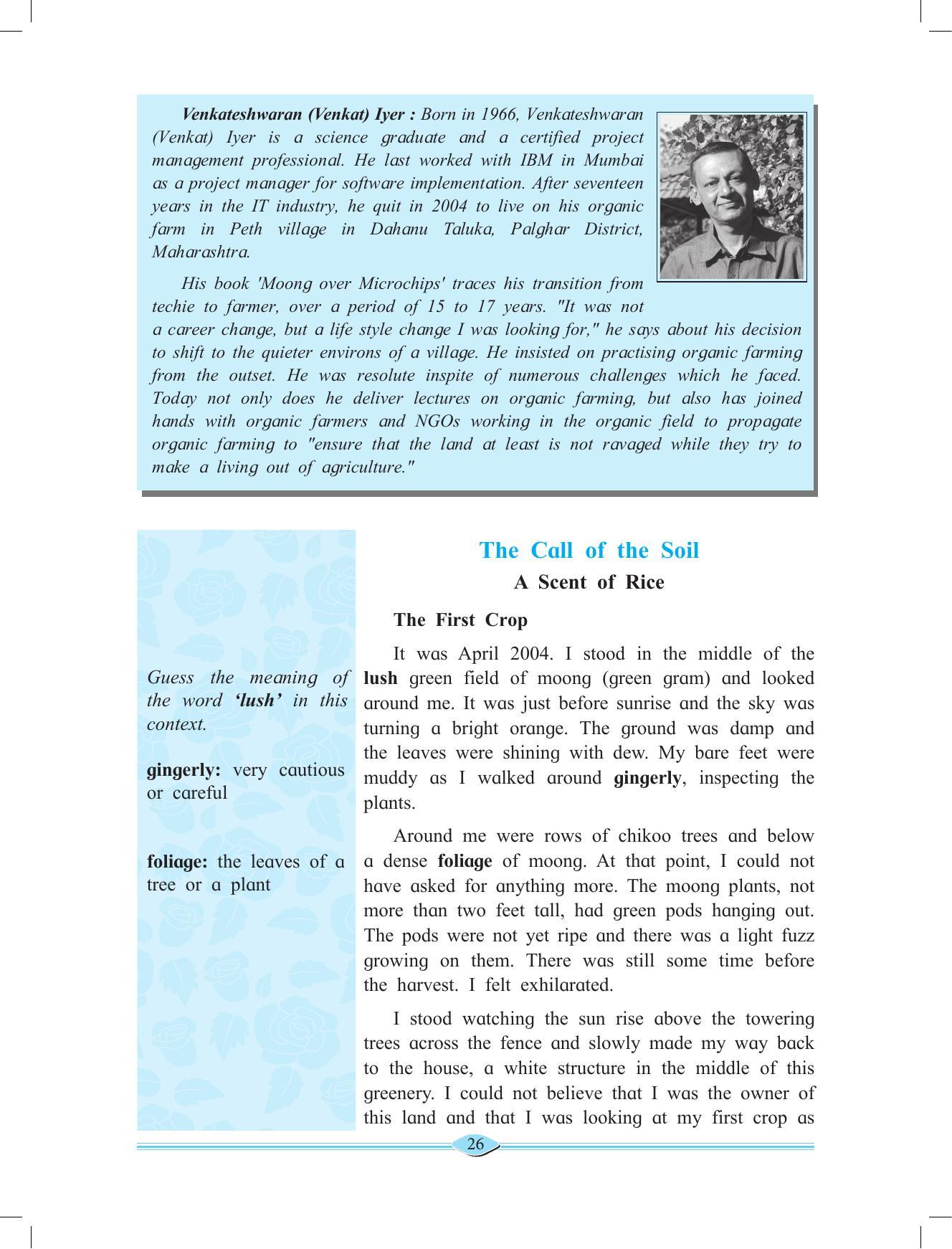Maharashtra Board Class 11 English Textbook - Page 40