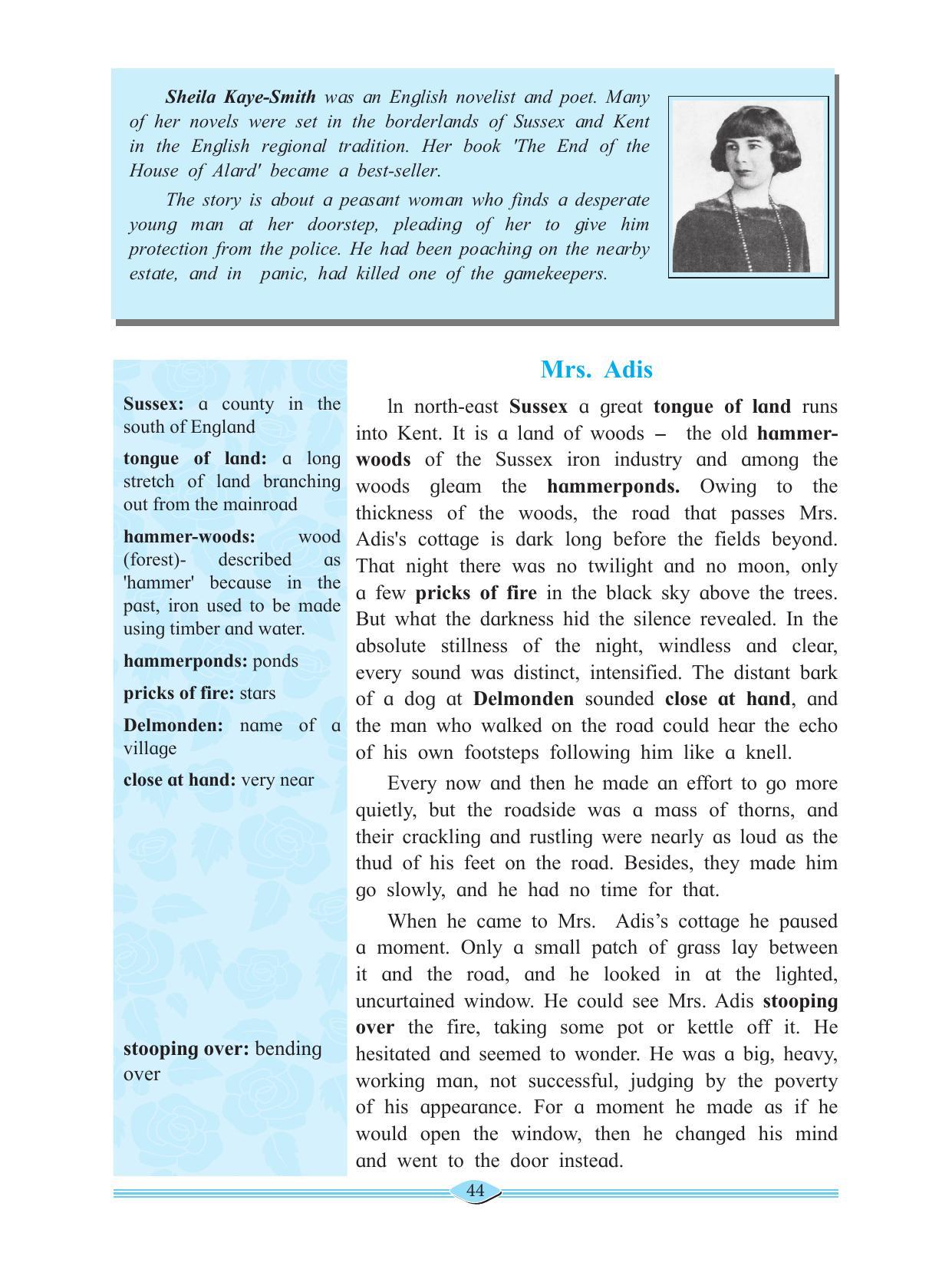 Maharashtra Board Class 11 English Textbook - Page 58