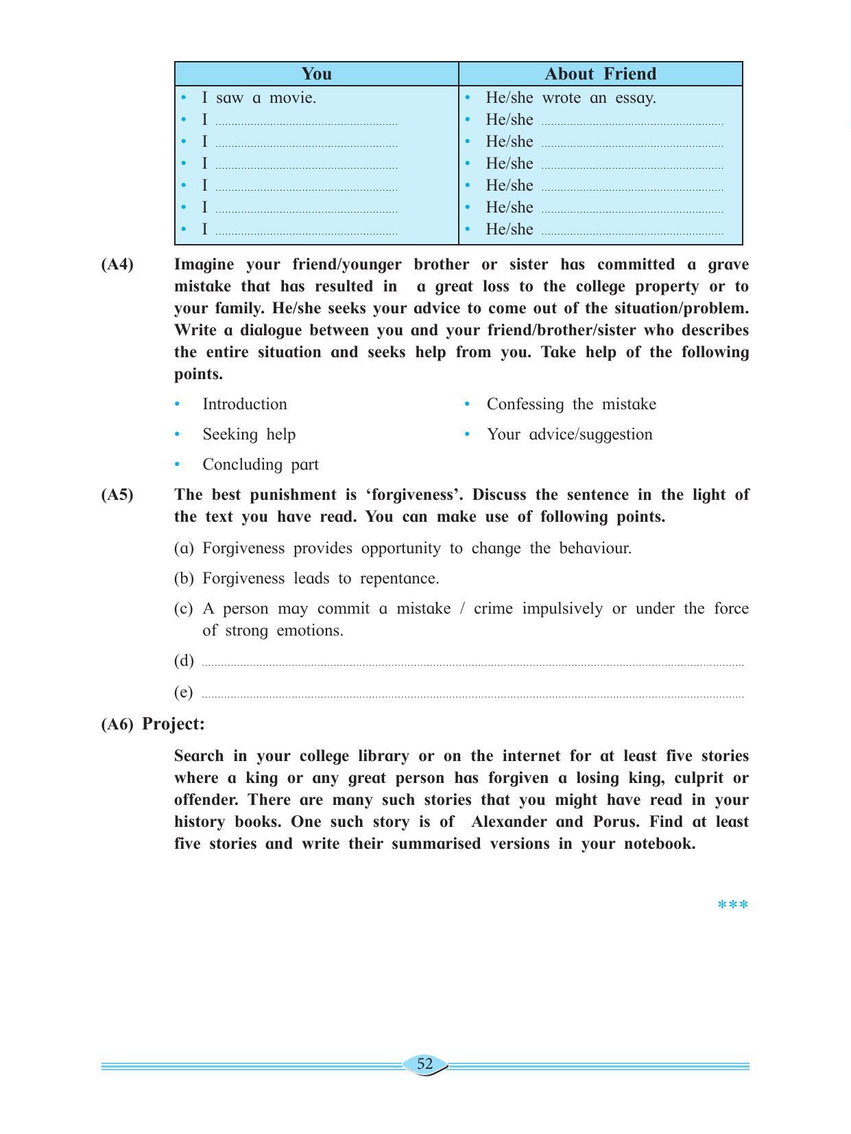 Maharashtra Board Class 11 English Textbook - Page 66