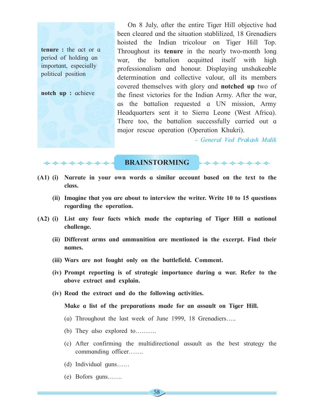 Maharashtra Board Class 11 English Textbook - Page 72