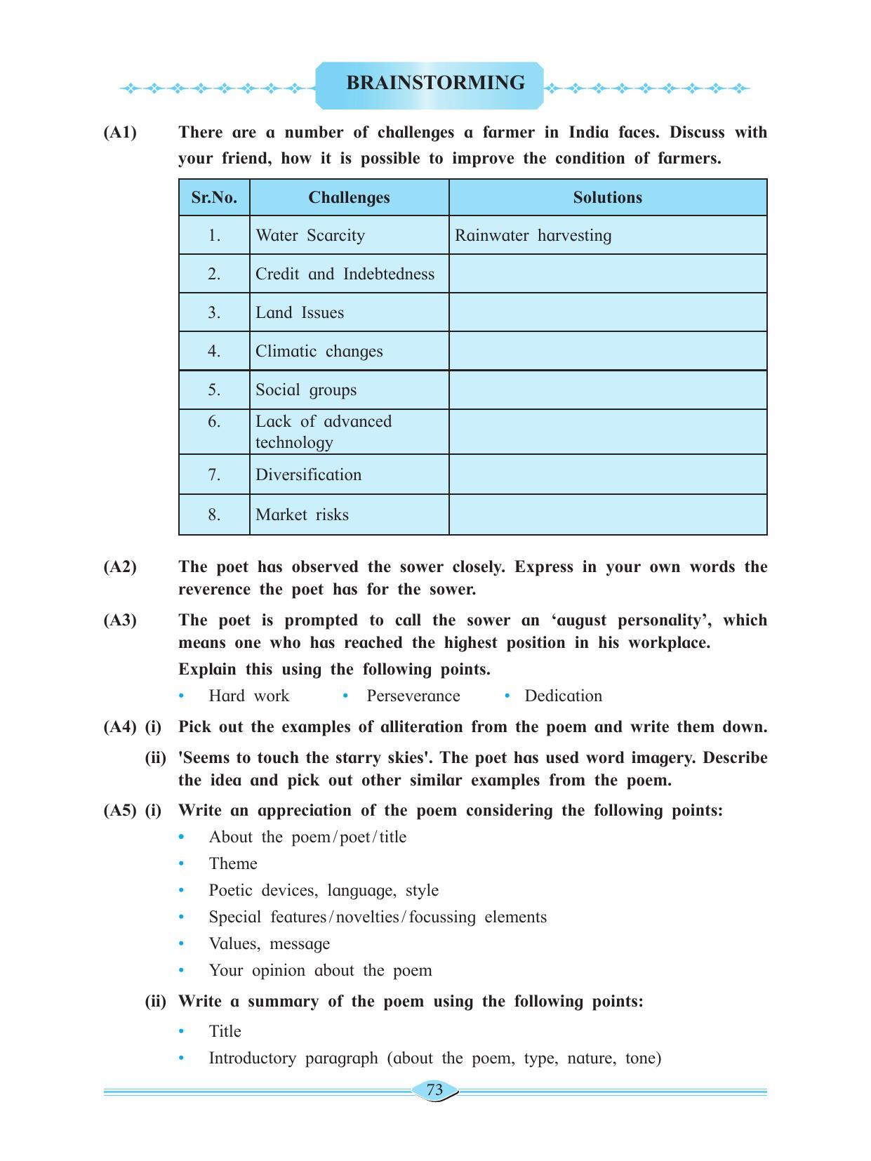Maharashtra Board Class 11 English Textbook - Page 87