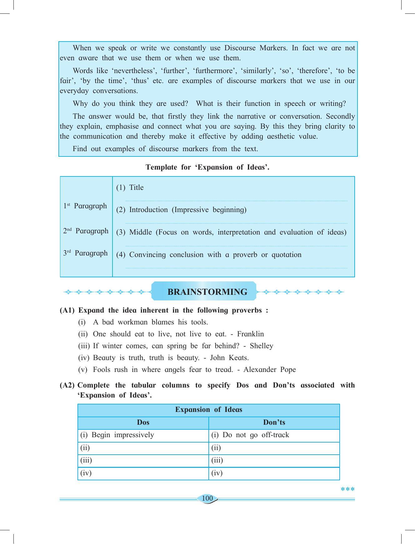 Maharashtra Board Class 11 English Textbook - Page 114