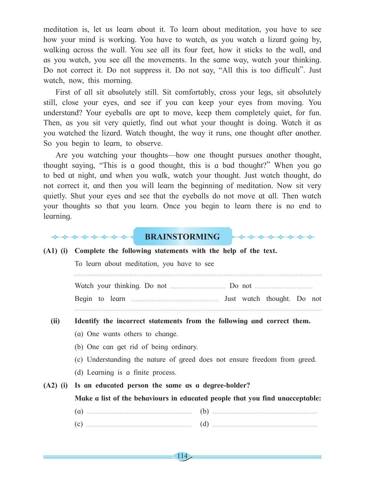 Maharashtra Board Class 11 English Textbook - Page 128