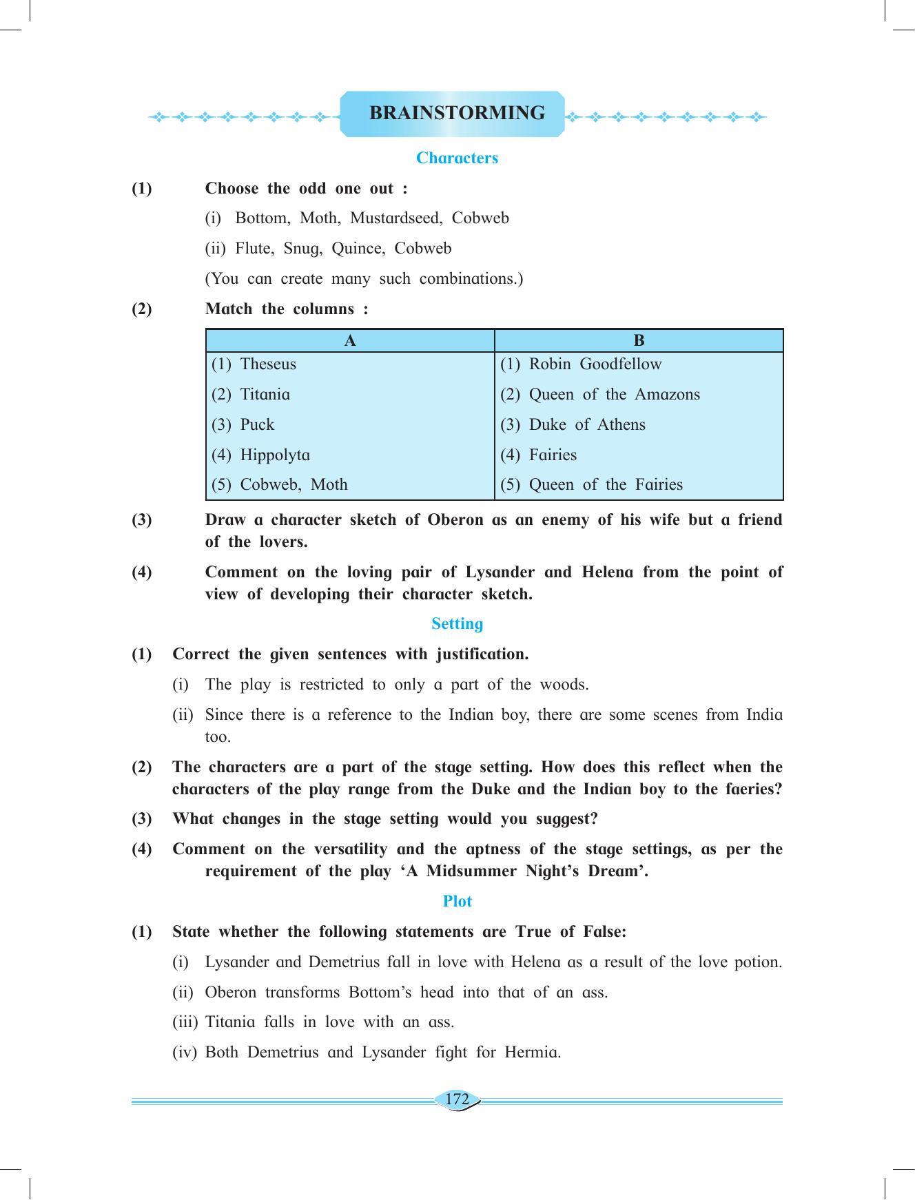 Maharashtra Board Class 11 English Textbook - Page 186