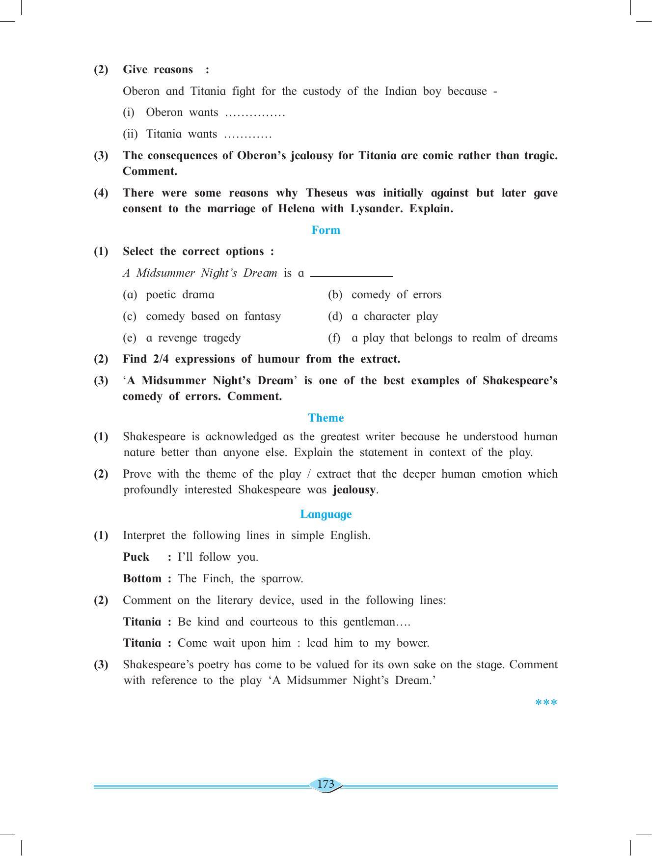 Maharashtra Board Class 11 English Textbook - Page 187