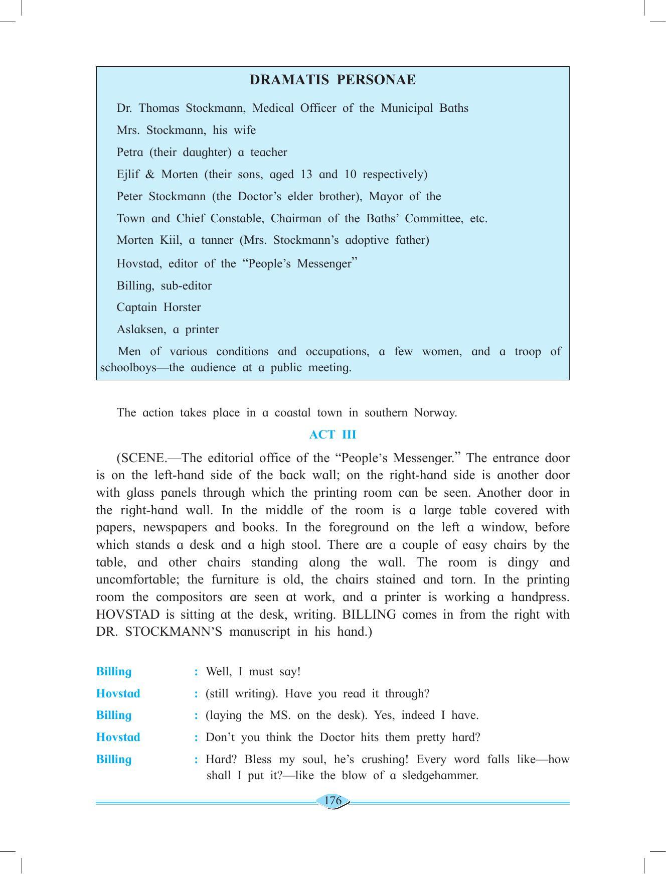 Maharashtra Board Class 11 English Textbook - Page 190