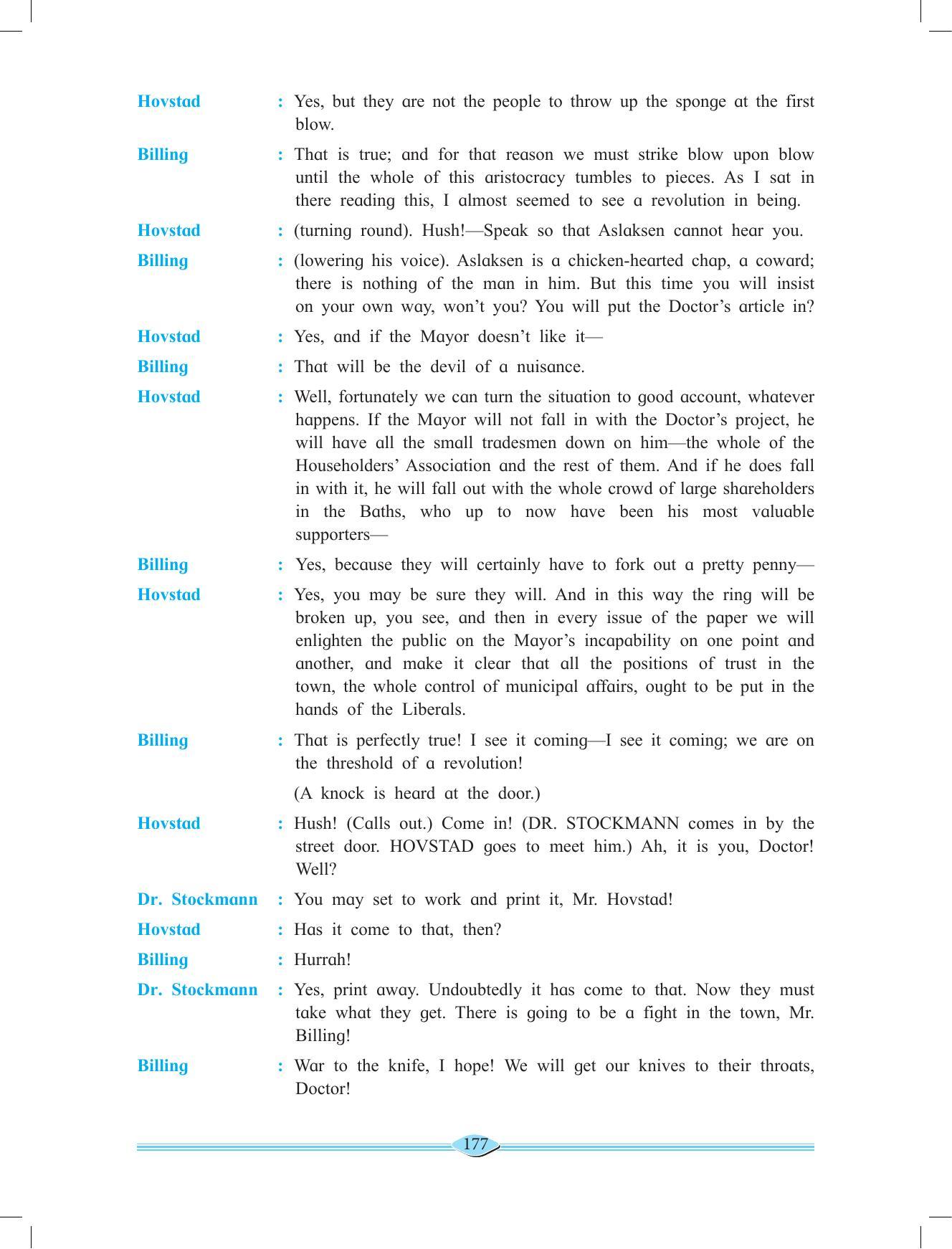 Maharashtra Board Class 11 English Textbook - Page 191