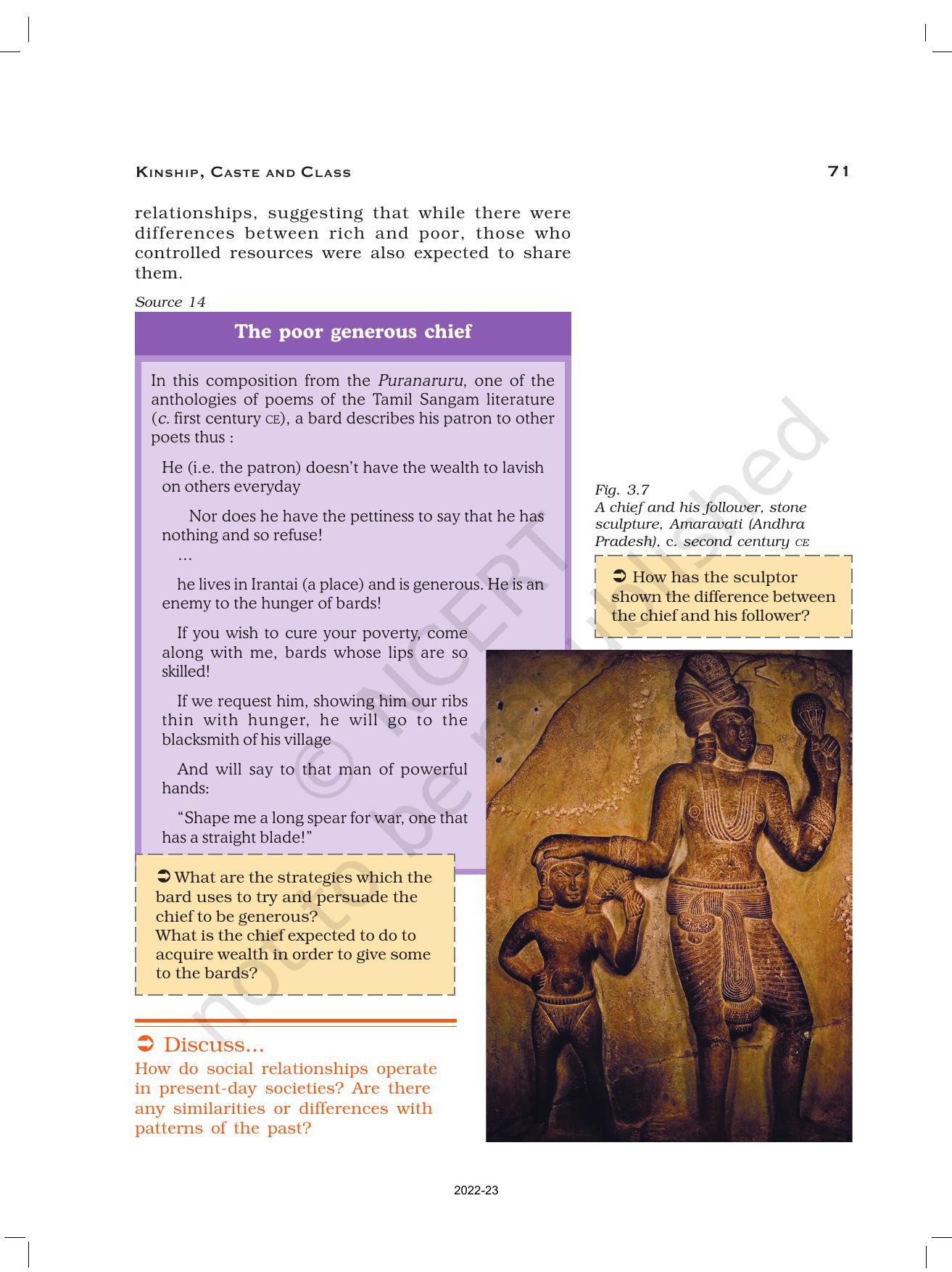 NCERT Book For Class 12 History Chapter 3 Kinship, Caste