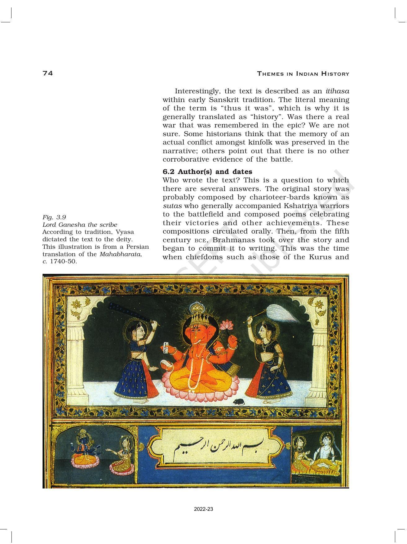 NCERT Book For Class 12 History Chapter 3 Kinship, Caste