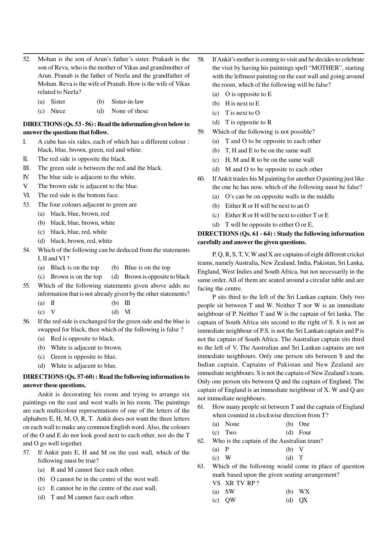 SNAP 2012 Question Paper with Solution - IndCareer Docs