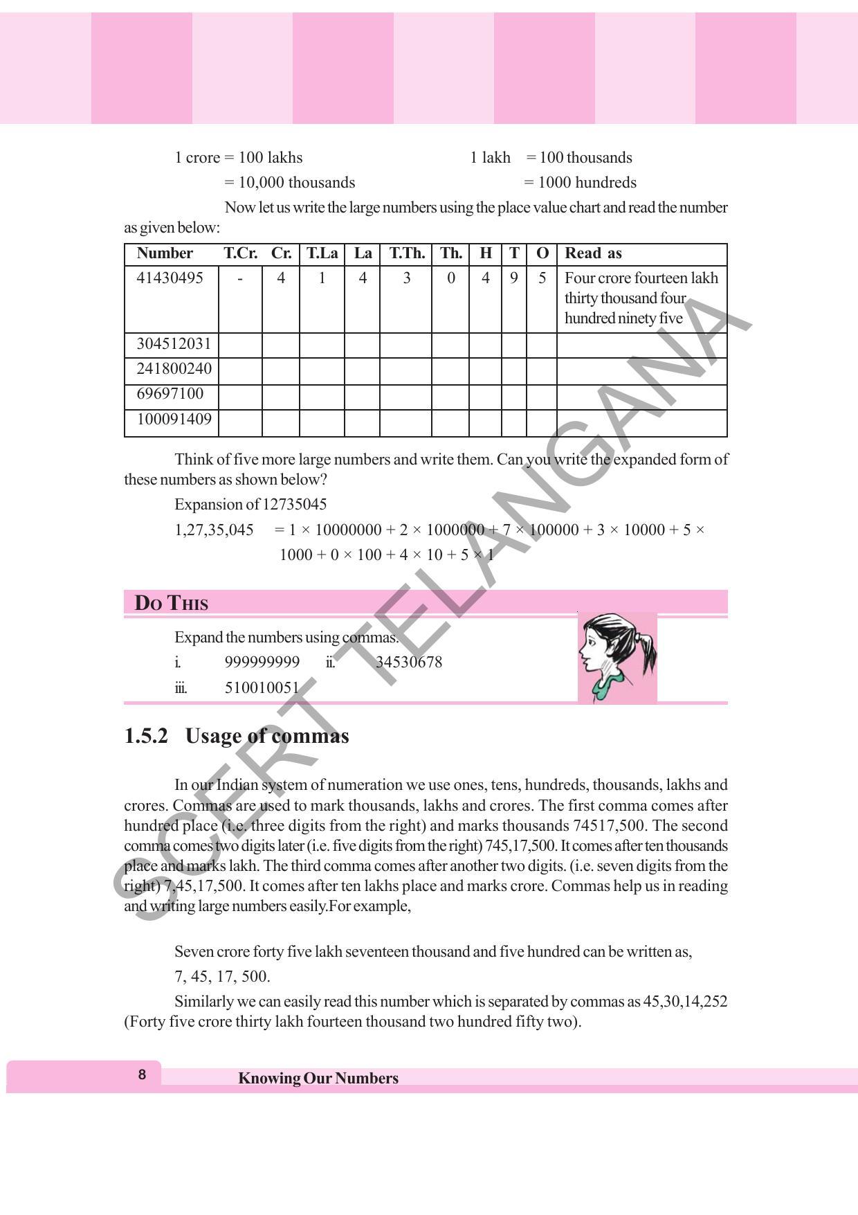 TS SCERT Class 6 Maths  (English Medium) Text Book - Page 16