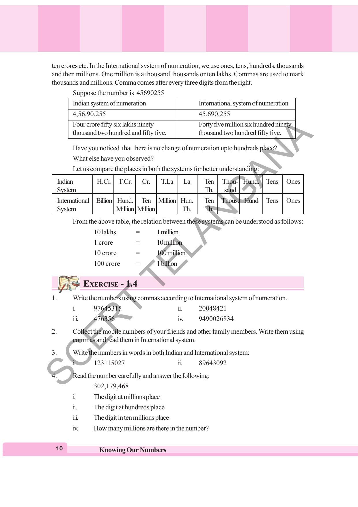 TS SCERT Class 6 Maths  (English Medium) Text Book - Page 18