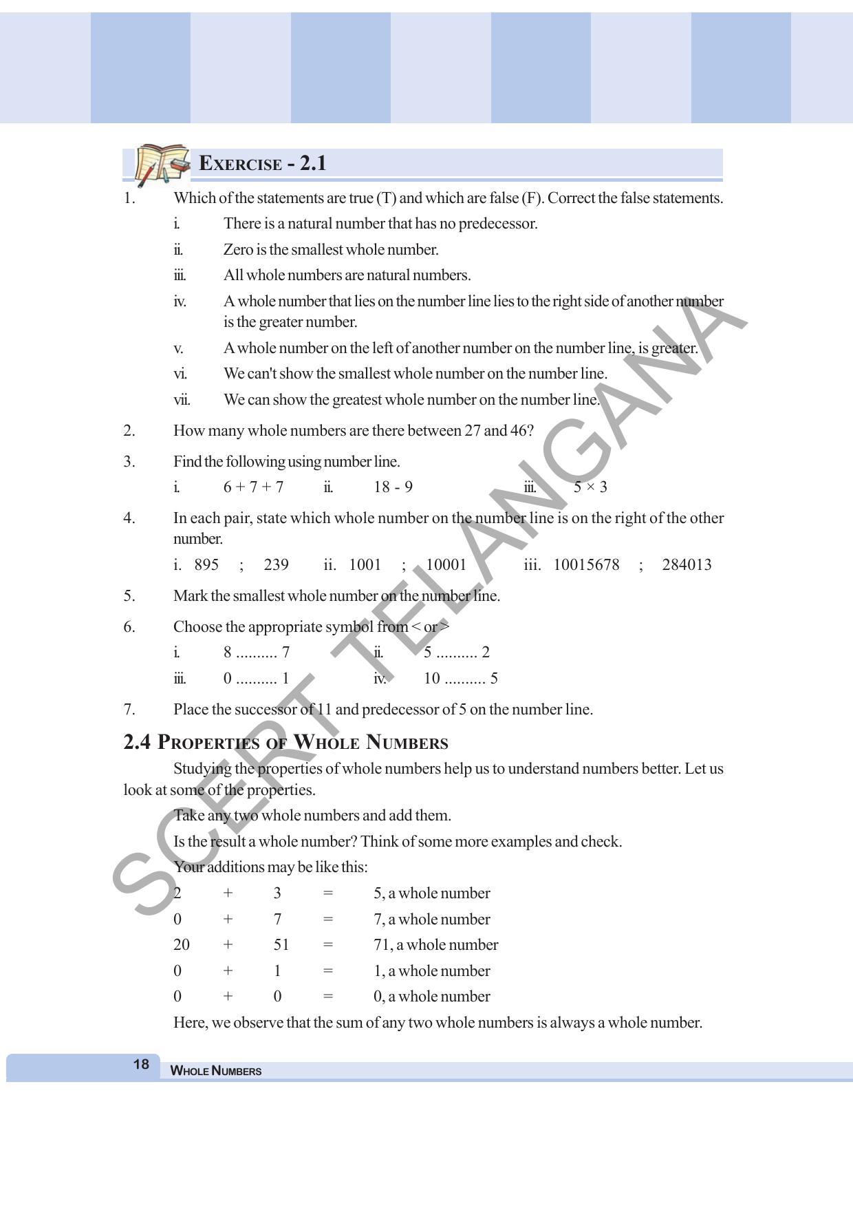 TS SCERT Class 6 Maths  (English Medium) Text Book - Page 26