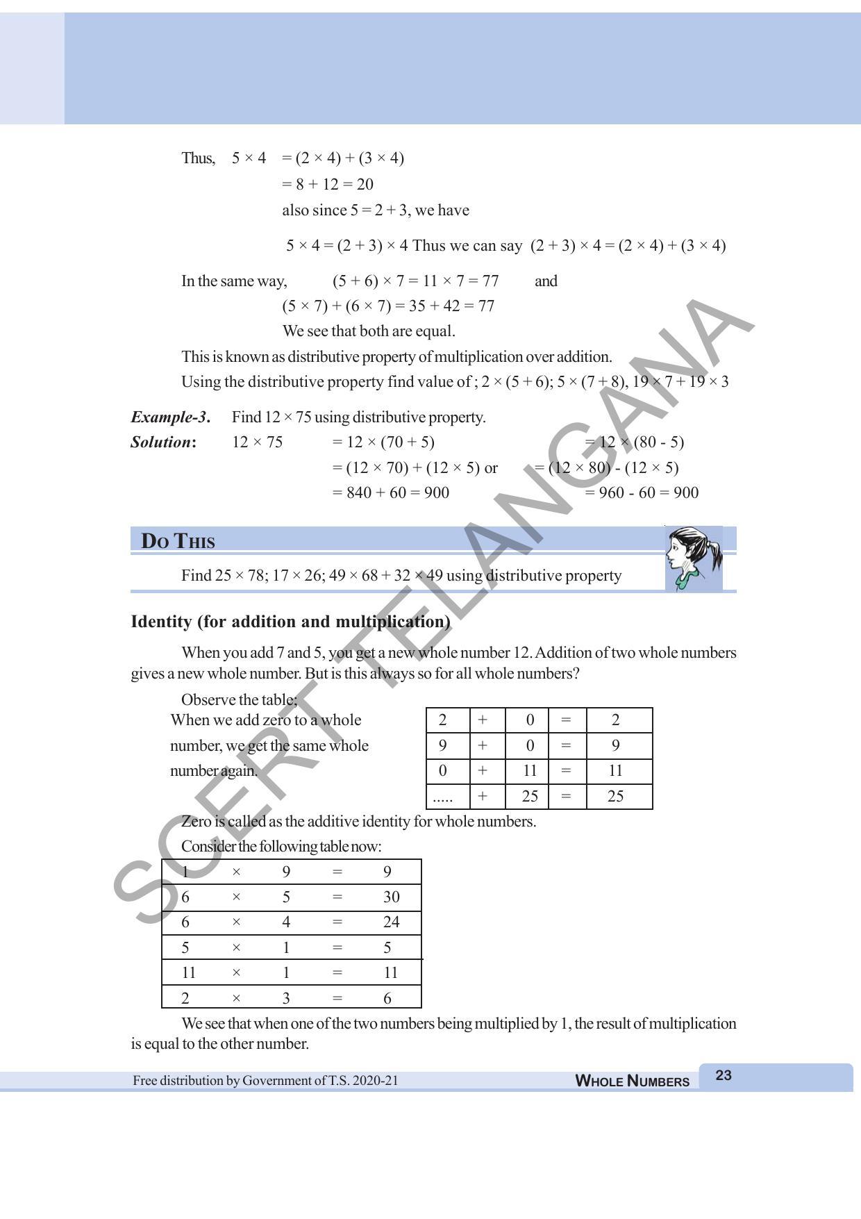 TS SCERT Class 6 Maths  (English Medium) Text Book - Page 31