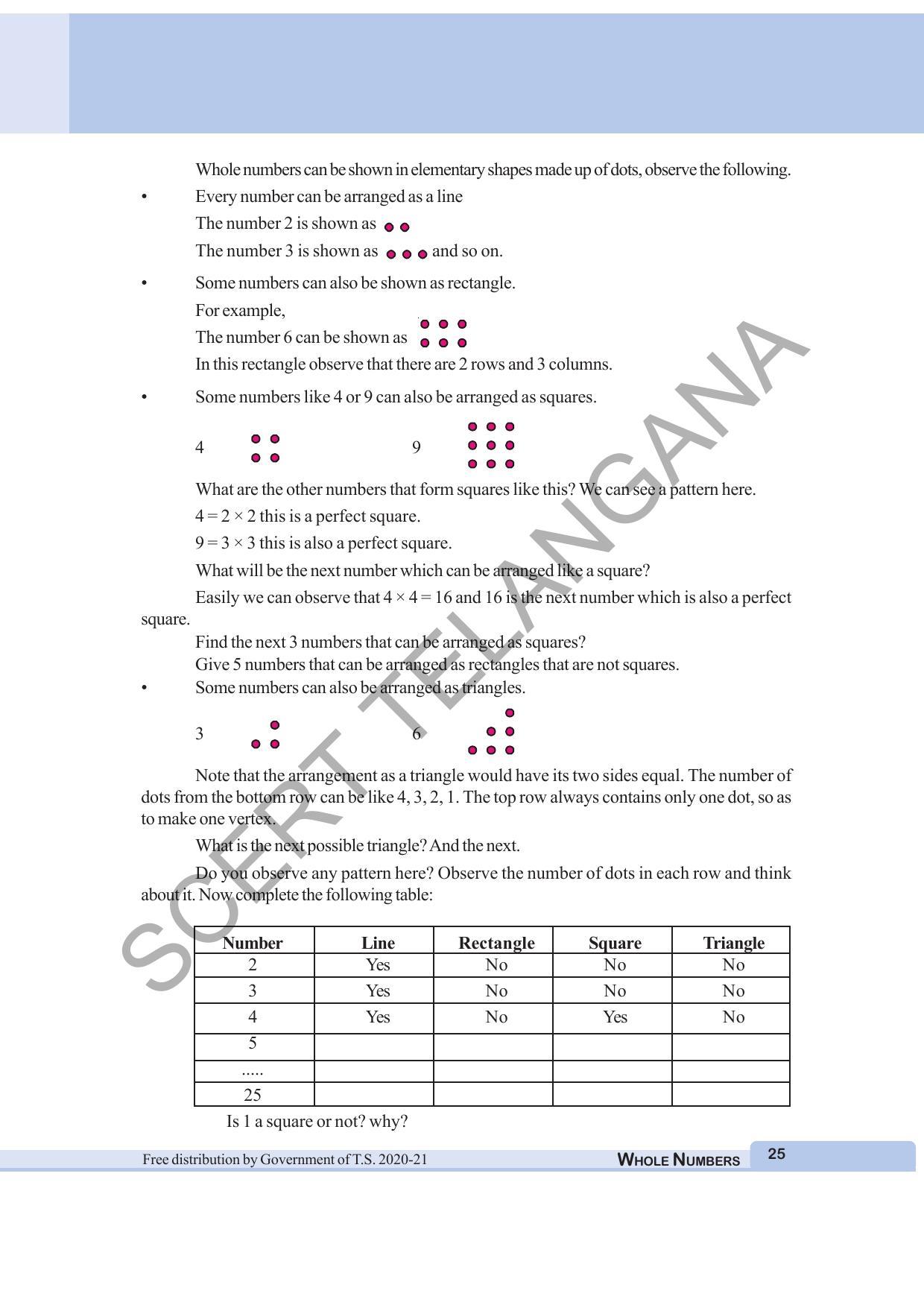 TS SCERT Class 6 Maths  (English Medium) Text Book - Page 33