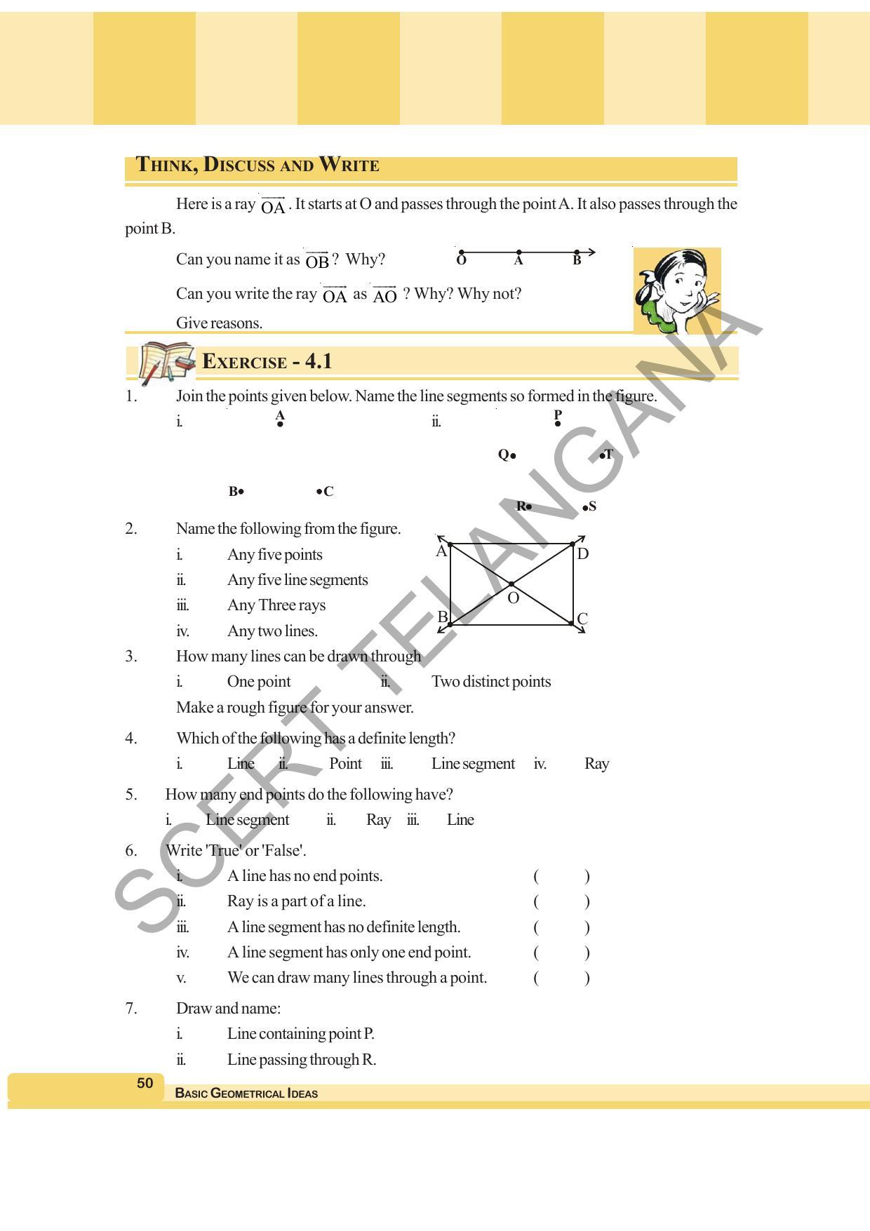 TS SCERT Class 6 Maths  (English Medium) Text Book - Page 58