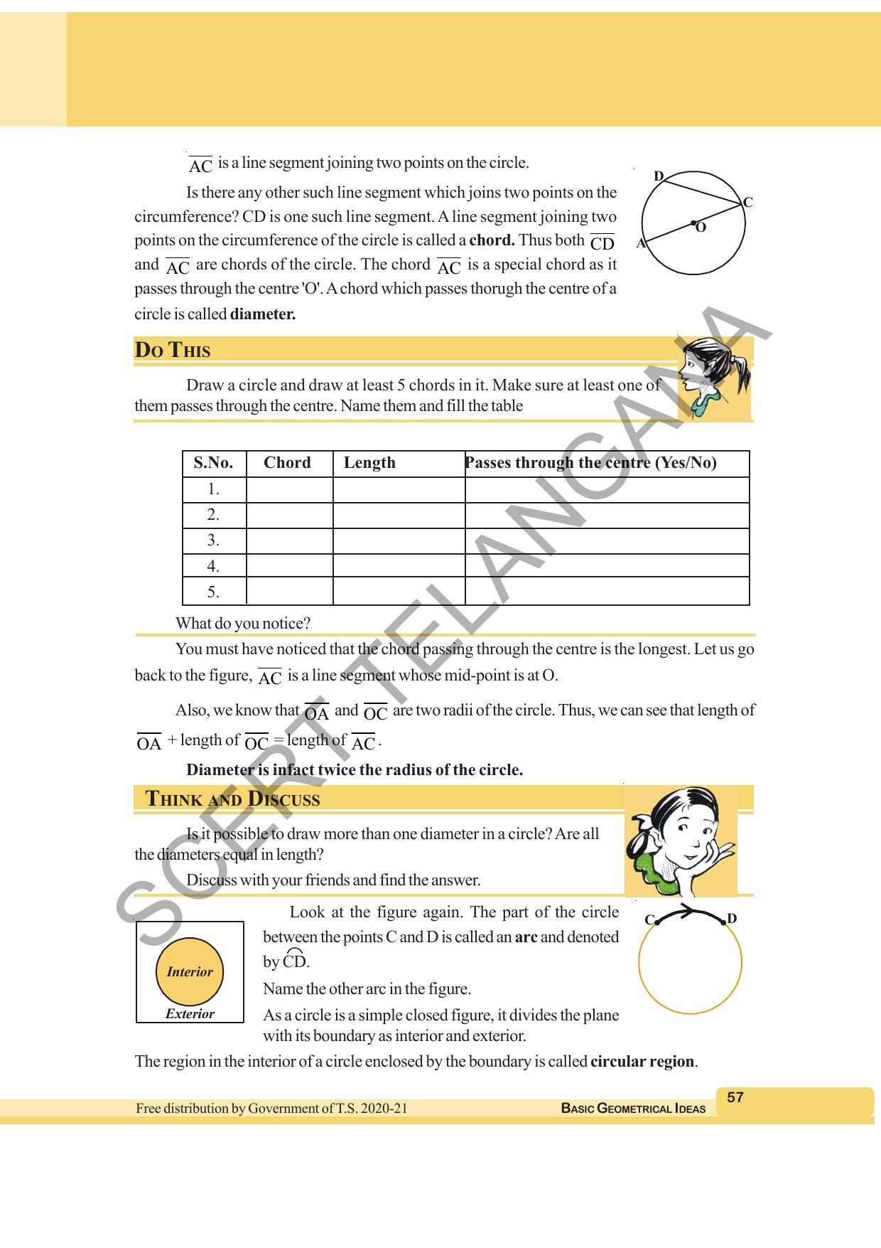 TS SCERT Class 6 Maths  (English Medium) Text Book - Page 65