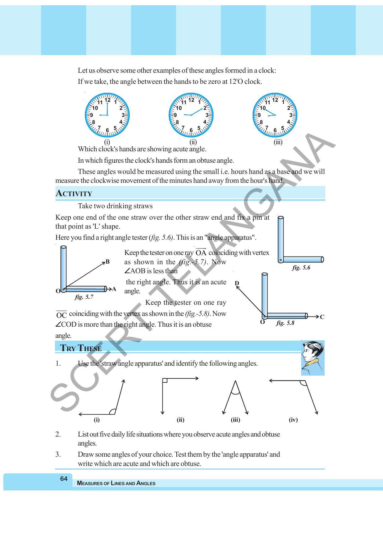 TS SCERT Class 6 Maths  (English Medium) Text Book - Page 72