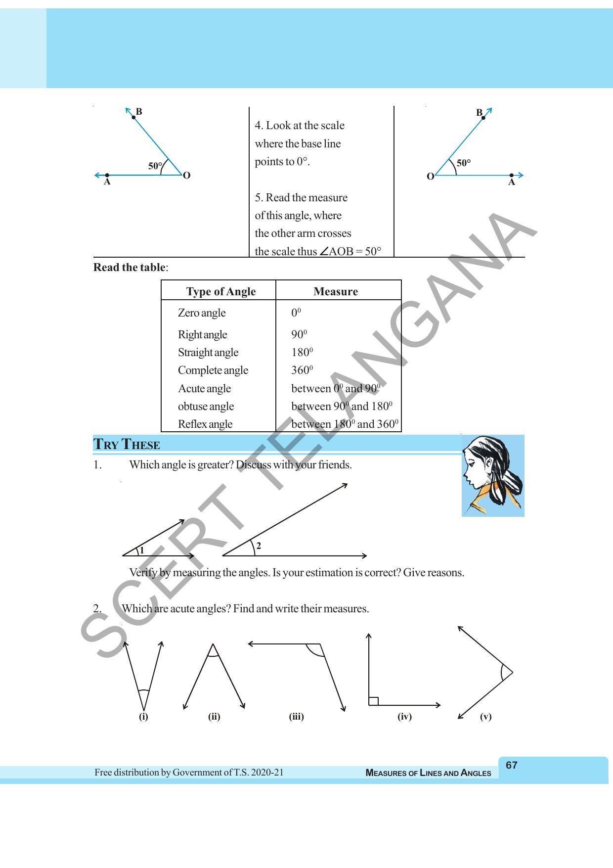 TS SCERT Class 6 Maths  (English Medium) Text Book - Page 75