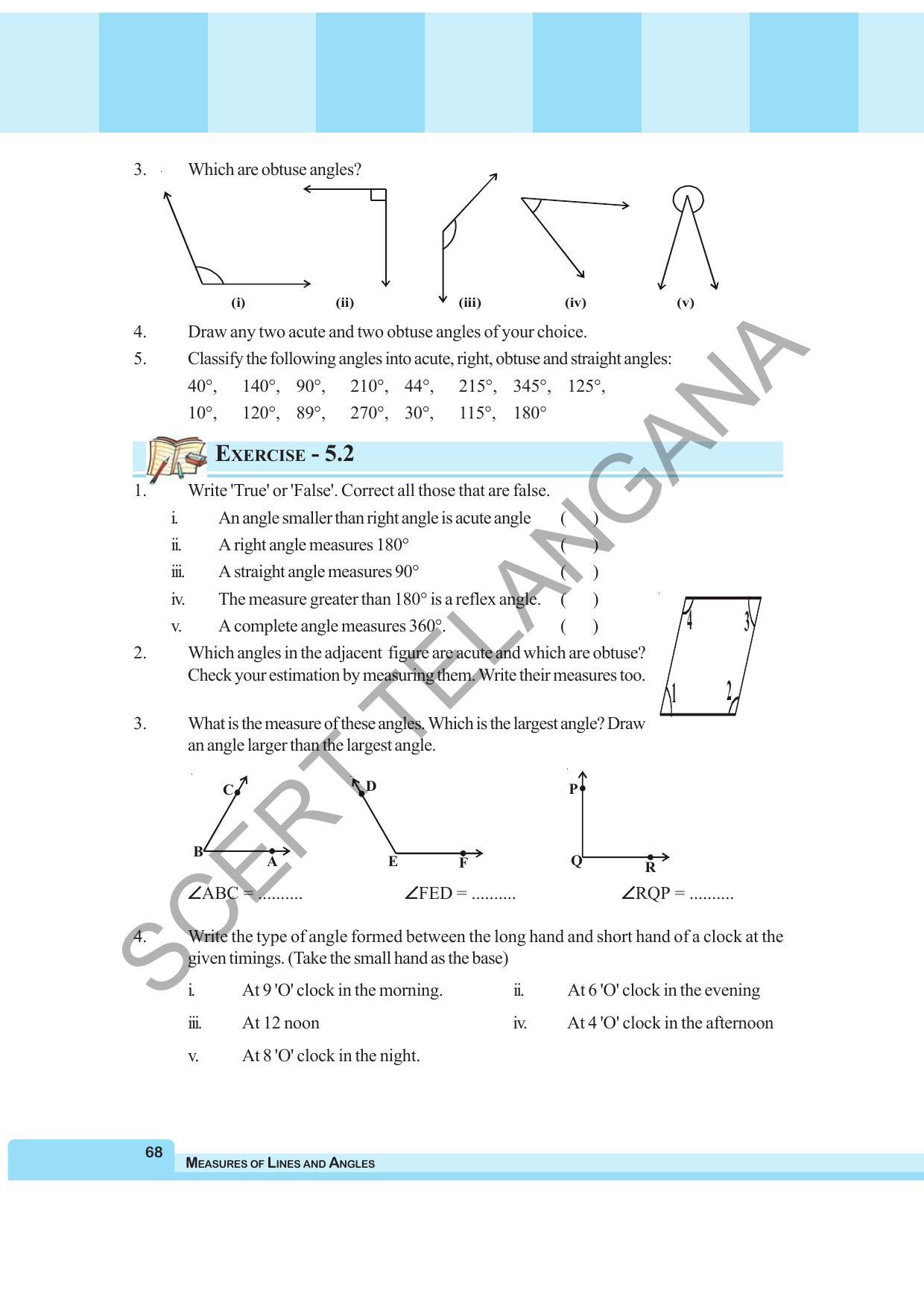 TS SCERT Class 6 Maths  (English Medium) Text Book - Page 76