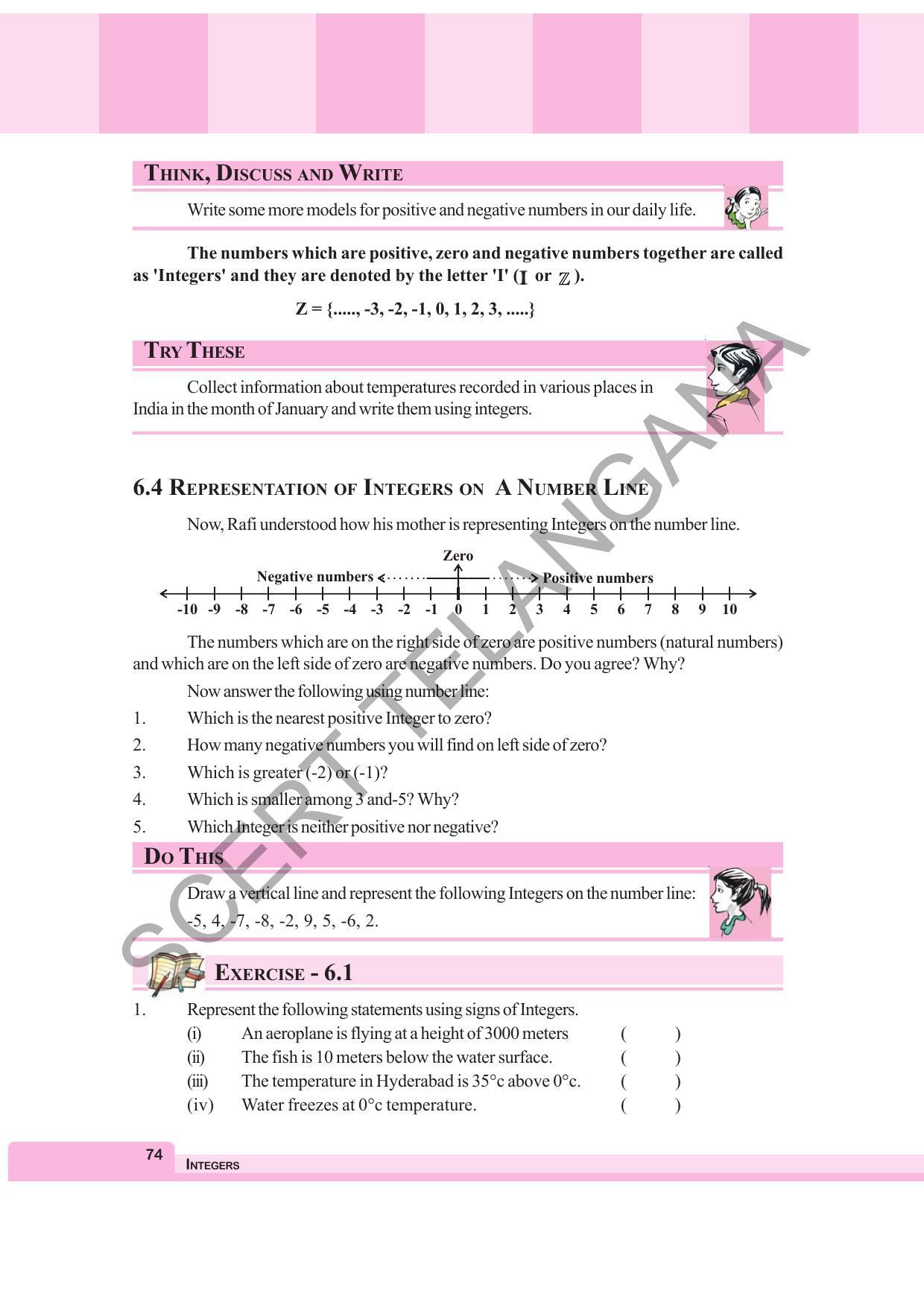 TS SCERT Class 6 Maths  (English Medium) Text Book - Page 82