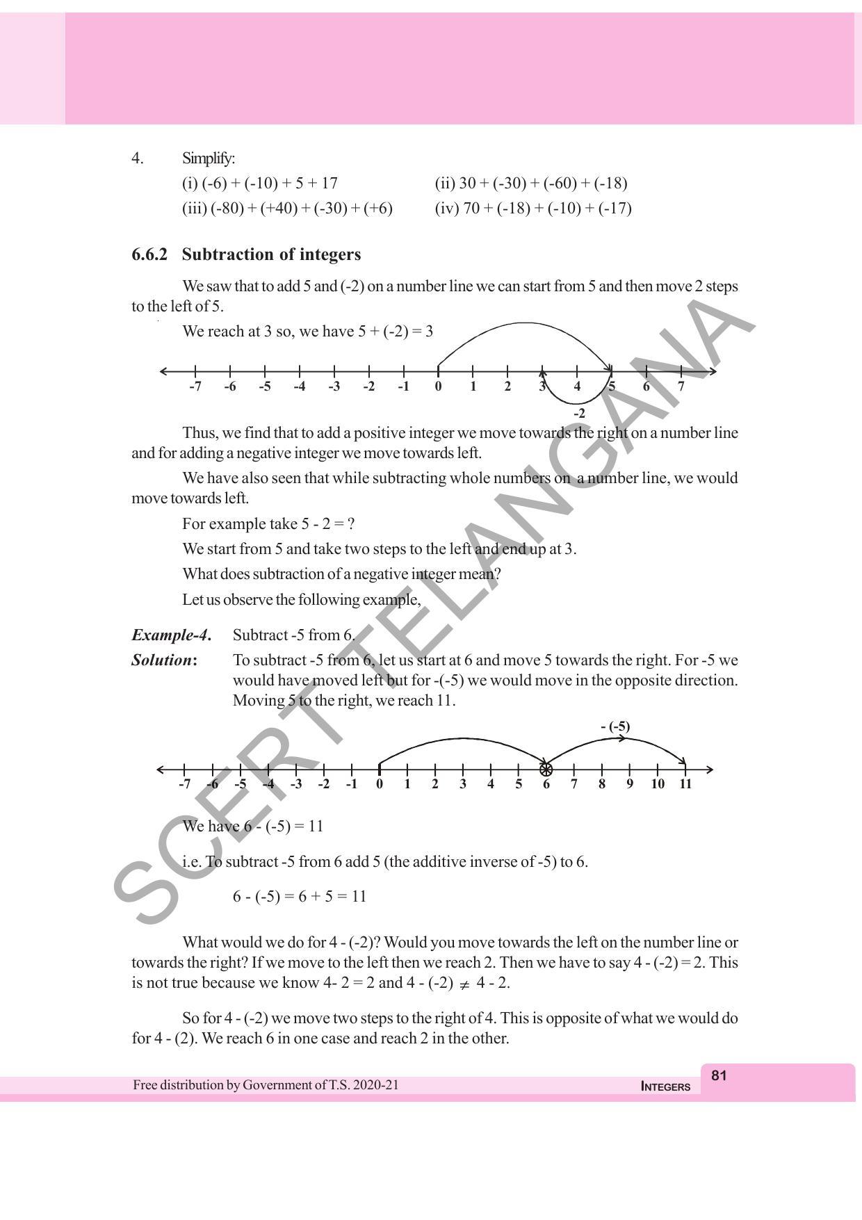 TS SCERT Class 6 Maths  (English Medium) Text Book - Page 89