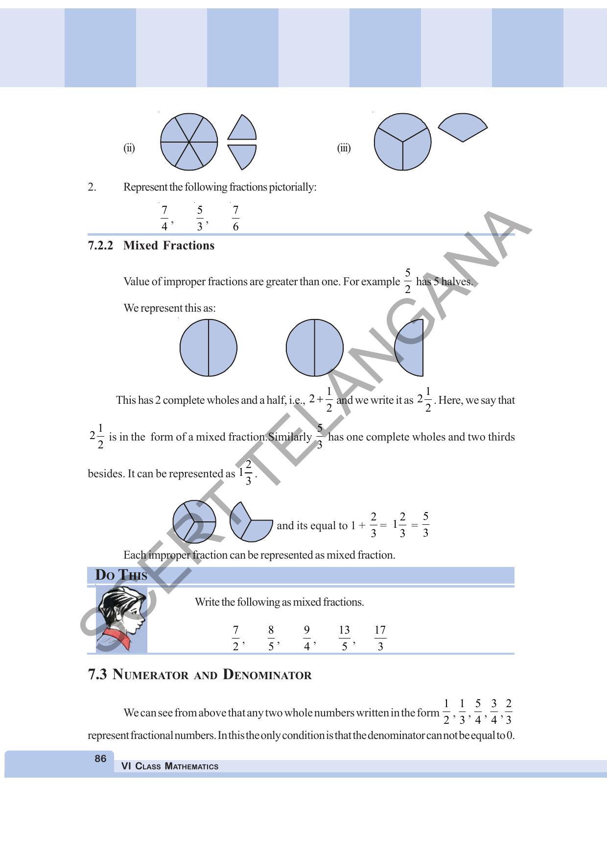 TS SCERT Class 6 Maths  (English Medium) Text Book - Page 94