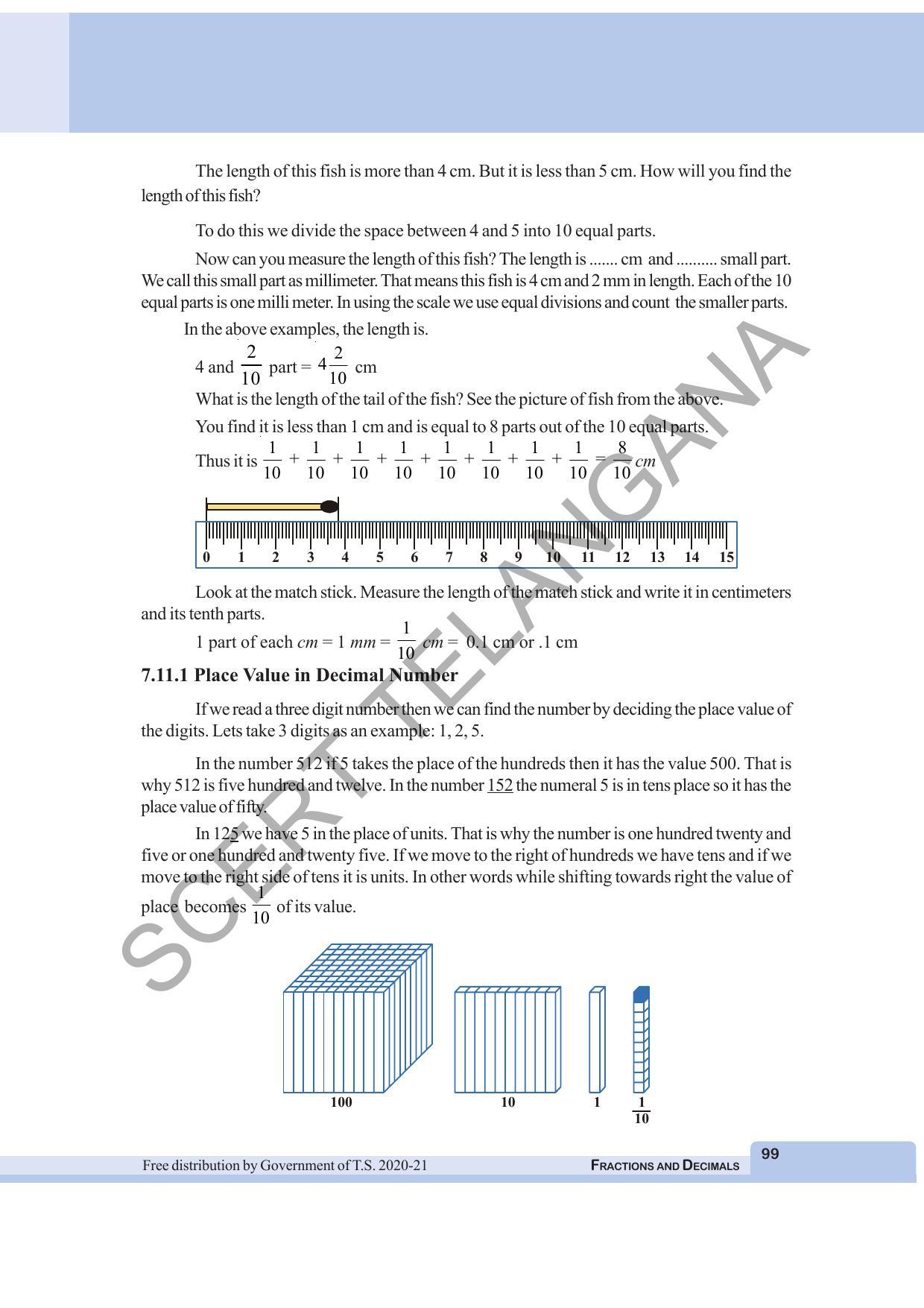 TS SCERT Class 6 Maths  (English Medium) Text Book - Page 107