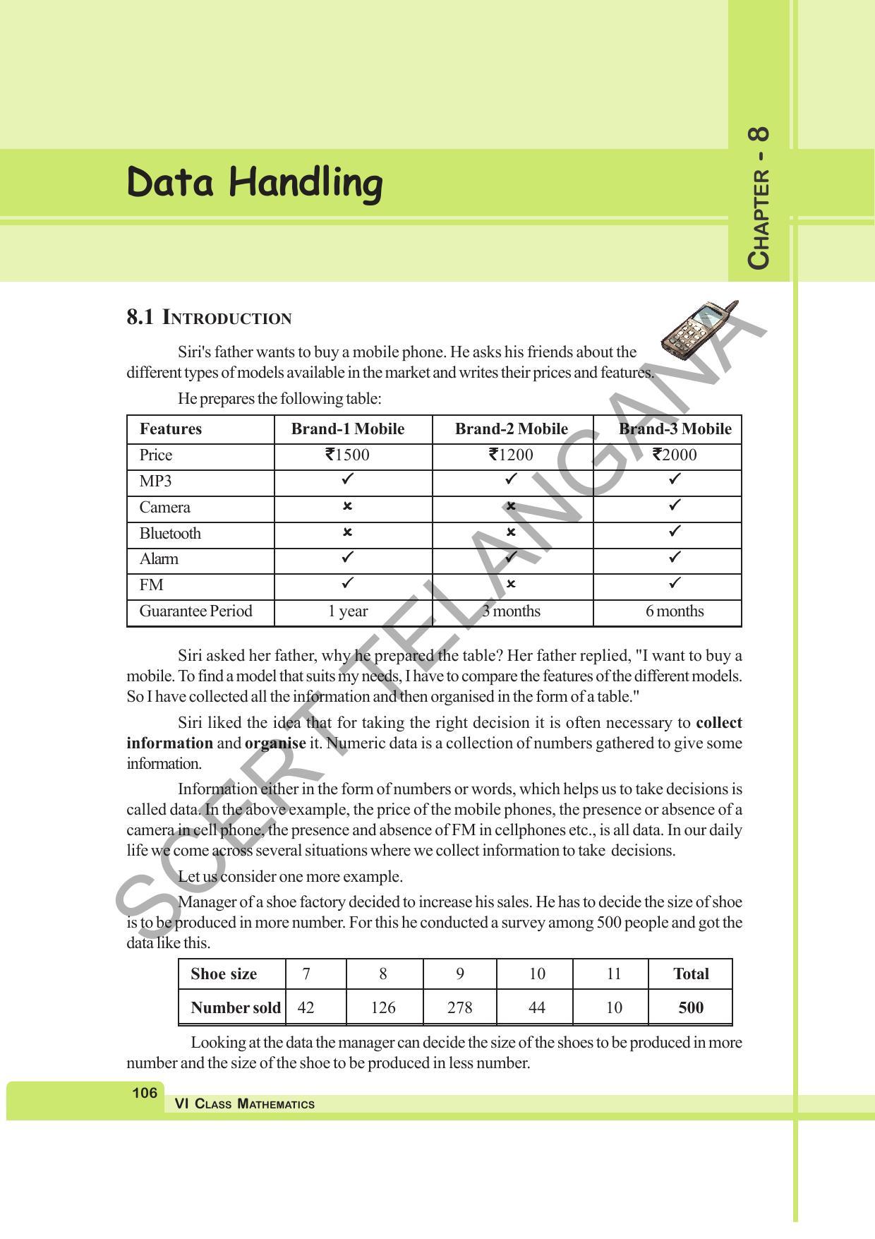 TS SCERT Class 6 Maths  (English Medium) Text Book - Page 114