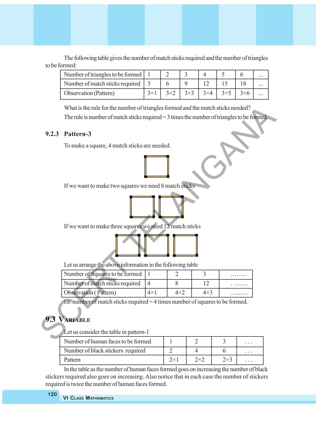 TS SCERT Class 6 Maths  (English Medium) Text Book - Page 128