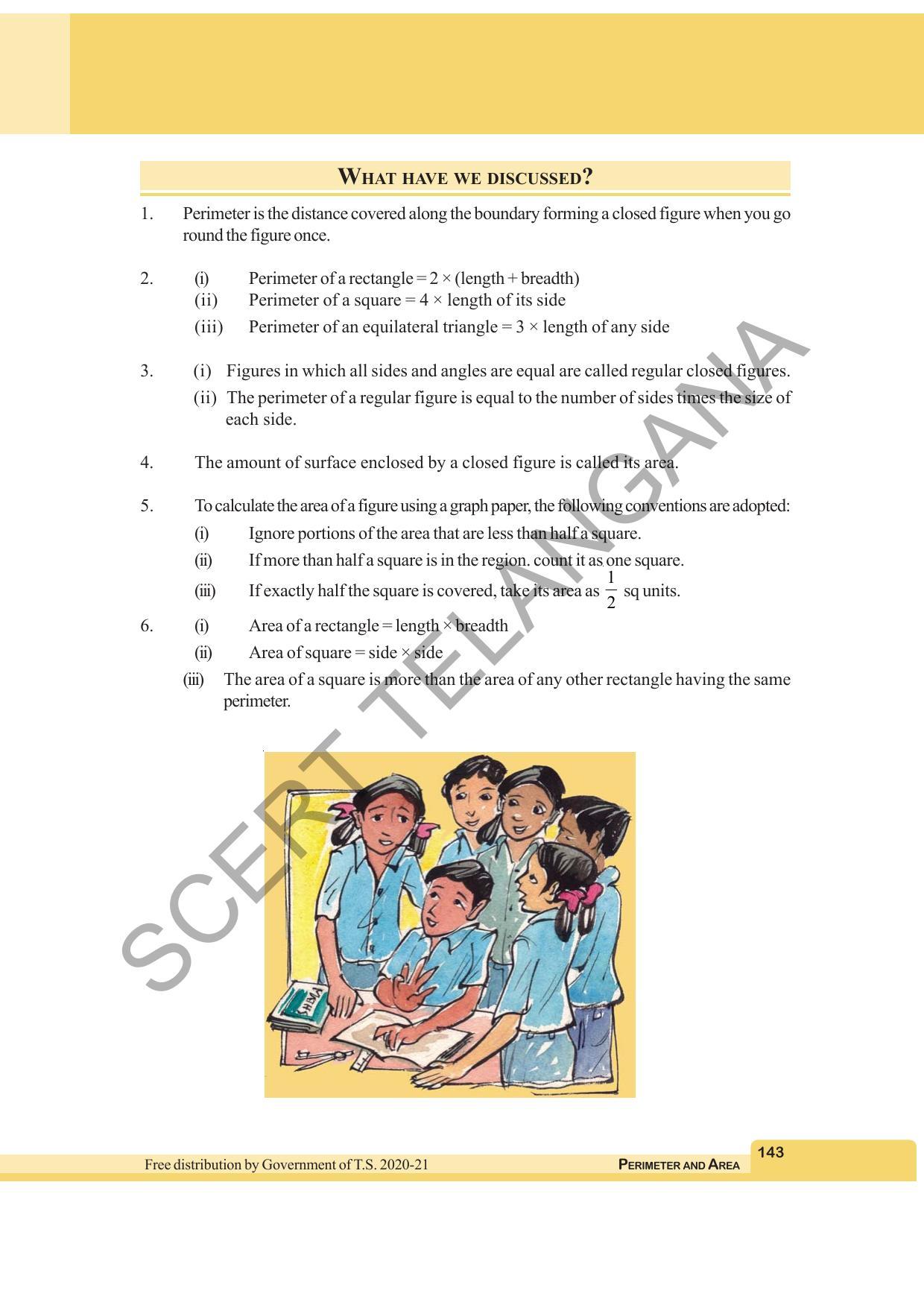 TS SCERT Class 6 Maths  (English Medium) Text Book - Page 151