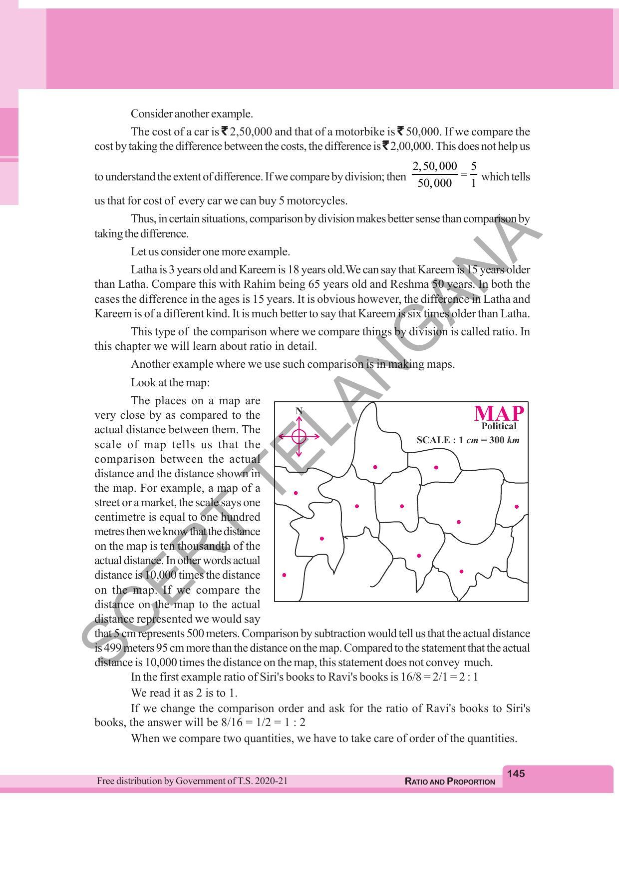 TS SCERT Class 6 Maths  (English Medium) Text Book - Page 153