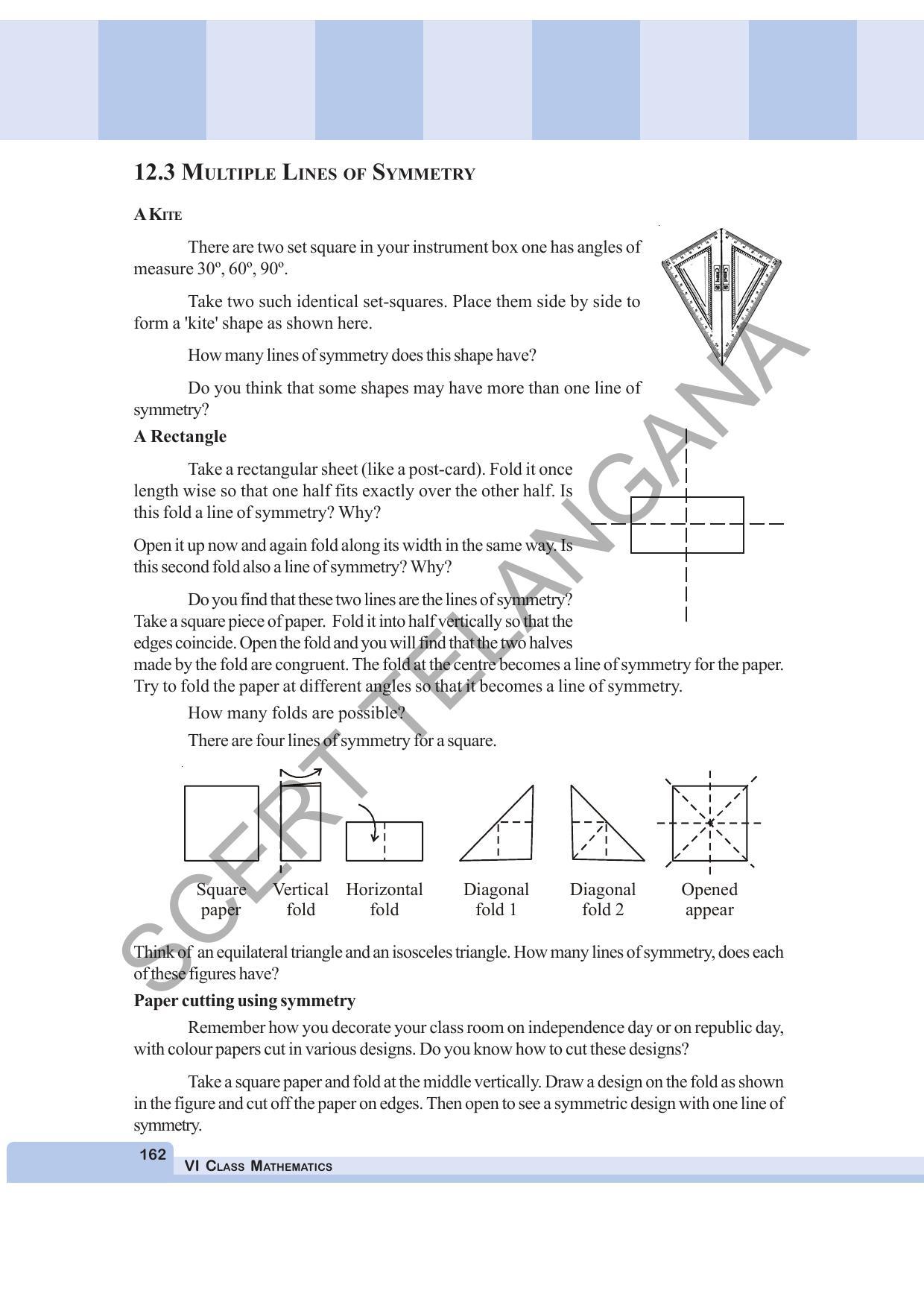 TS SCERT Class 6 Maths  (English Medium) Text Book - Page 170