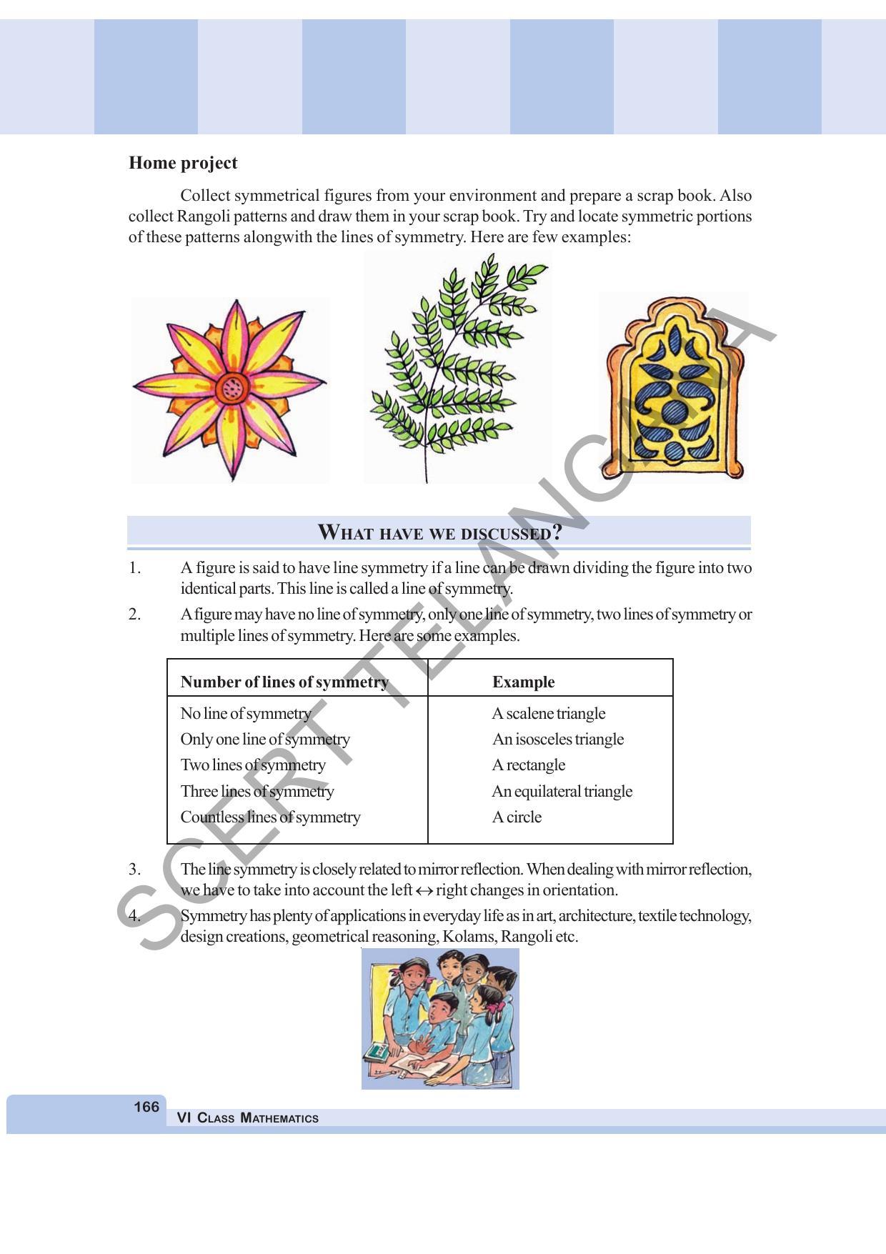 TS SCERT Class 6 Maths  (English Medium) Text Book - Page 174