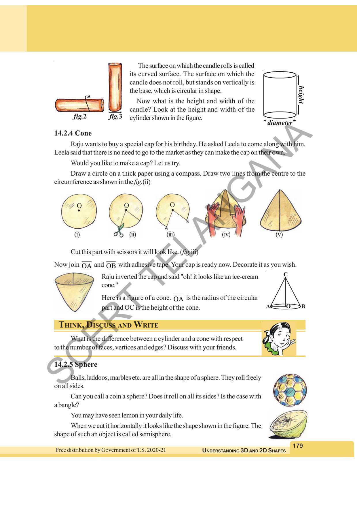 TS SCERT Class 6 Maths  (English Medium) Text Book - Page 187