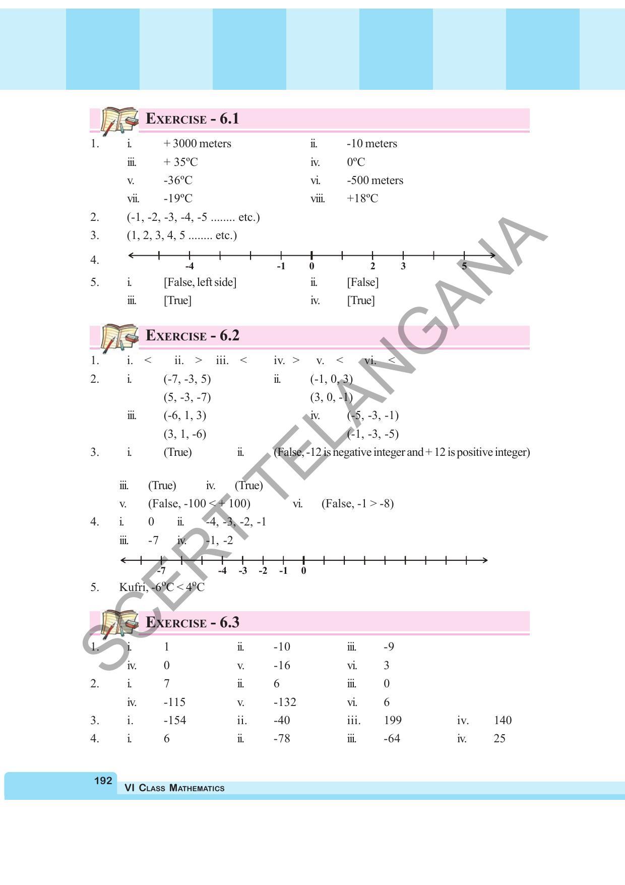 TS SCERT Class 6 Maths  (English Medium) Text Book - Page 200